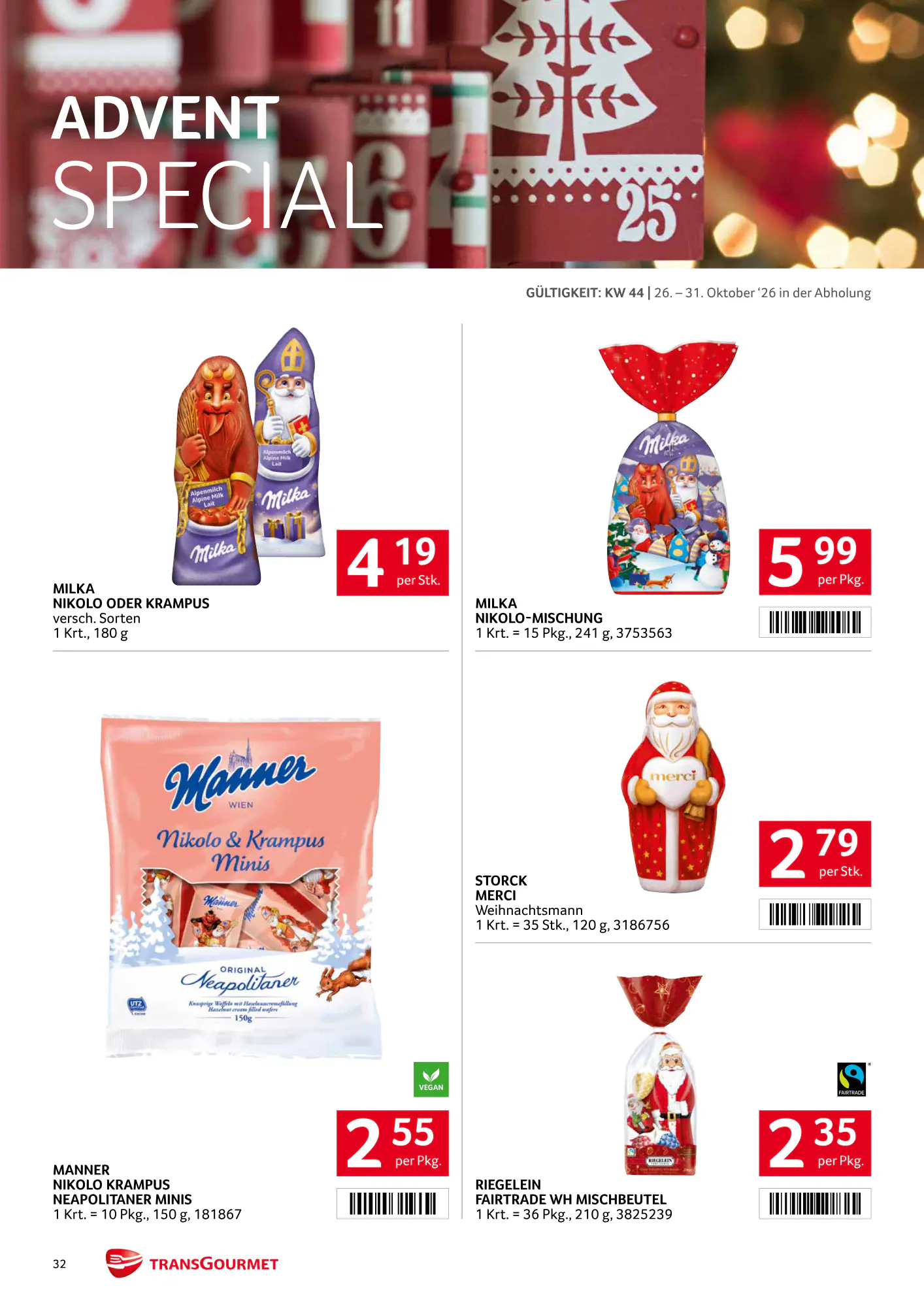 Transgourmet Flugblatt (ab 25.10.2026) - Angebote und Prospekt - Seite 32
