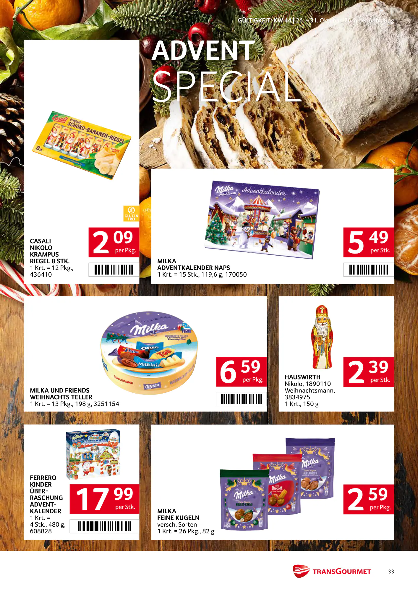 Transgourmet Flugblatt (ab 25.10.2026) - Angebote und Prospekt - Seite 33