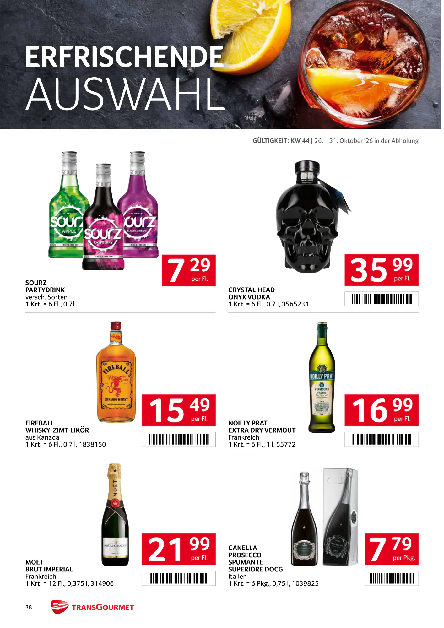 Transgourmet Flugblatt (ab 25.10.2026) - Angebote und Prospekt - Seite 38