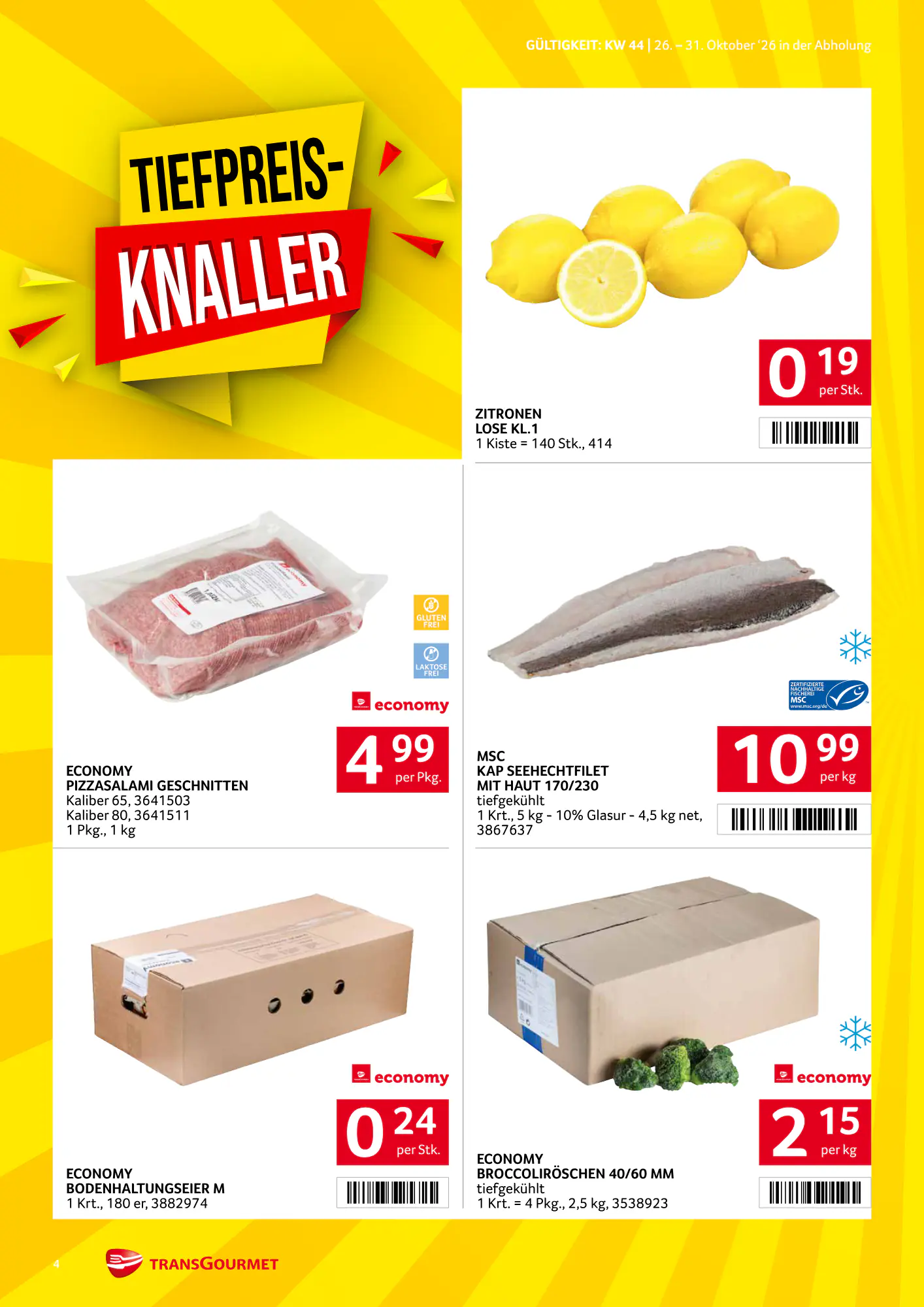 Transgourmet Flugblatt (ab 25.10.2026) - Angebote und Prospekt - Seite 4
