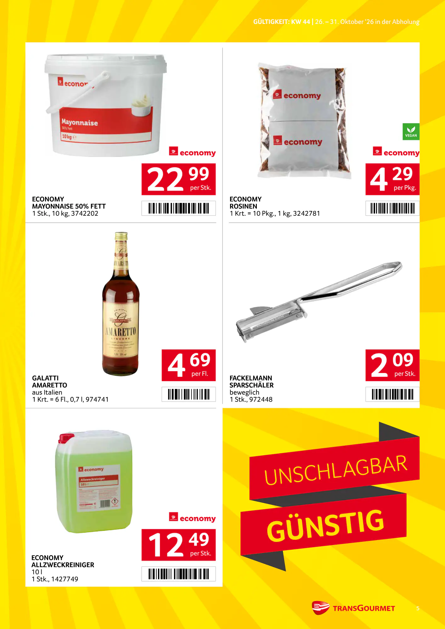 Transgourmet Flugblatt (ab 25.10.2026) - Angebote und Prospekt - Seite 5