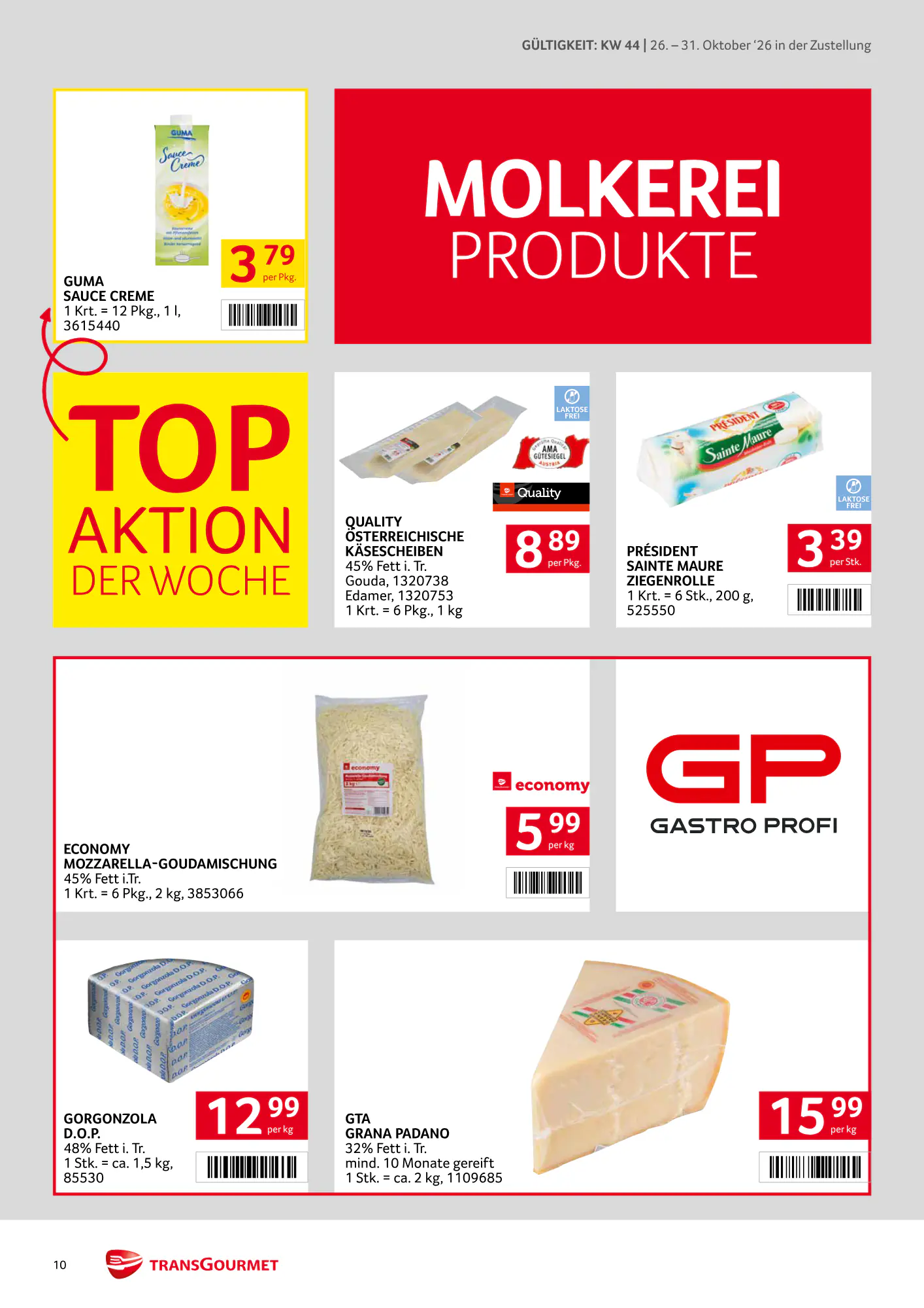 Transgourmet Flugblatt (ab 25.10.2026) - Angebote und Prospekt - Seite 10