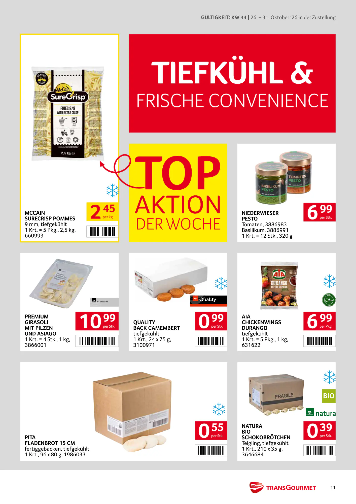 Transgourmet Flugblatt (ab 25.10.2026) - Angebote und Prospekt - Seite 11