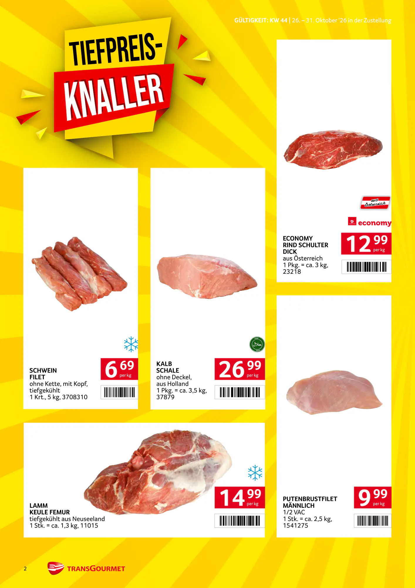 Transgourmet Flugblatt (ab 25.10.2026) - Angebote und Prospekt - Seite 2