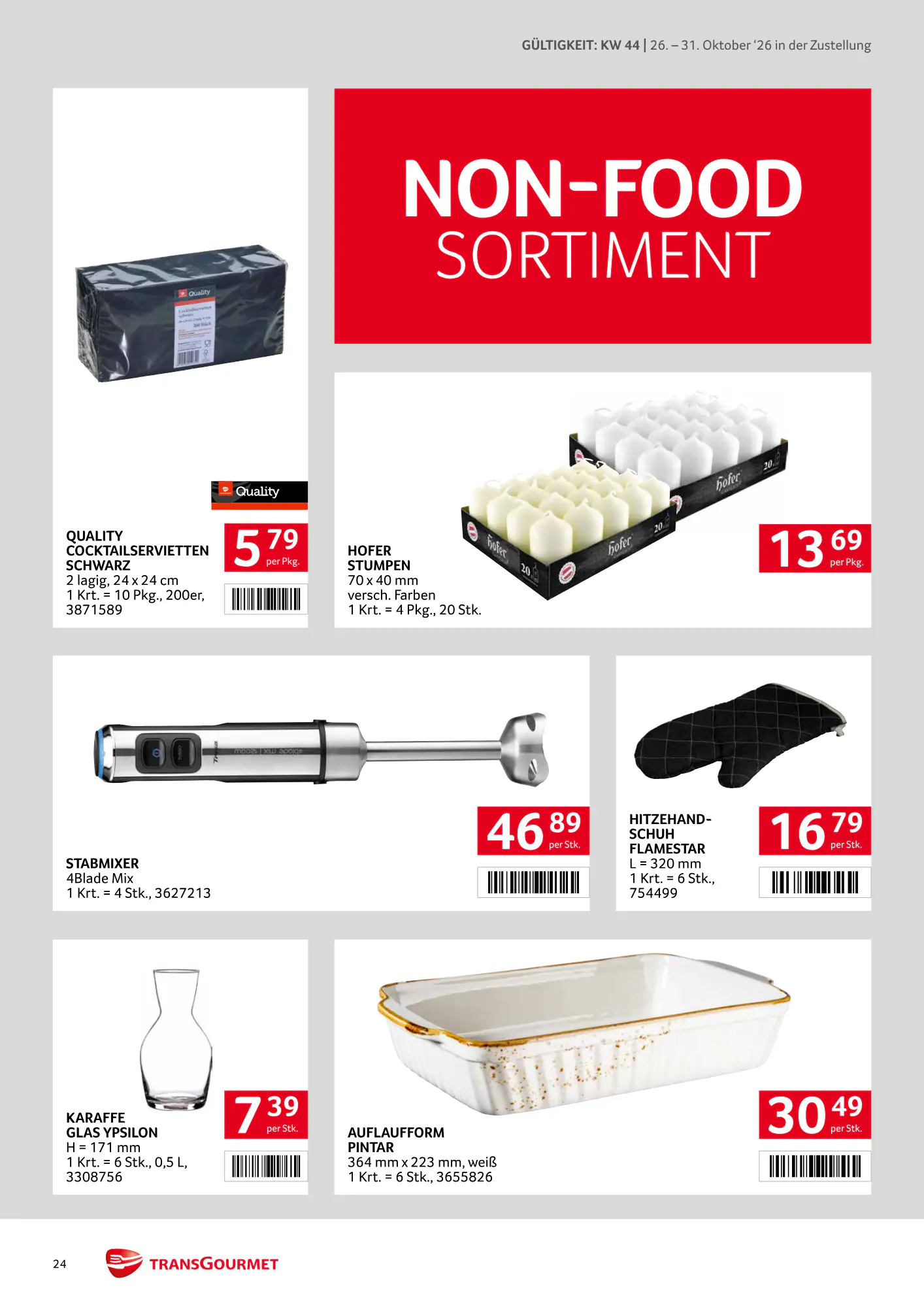 Transgourmet Flugblatt (ab 25.10.2026) - Angebote und Prospekt - Seite 24