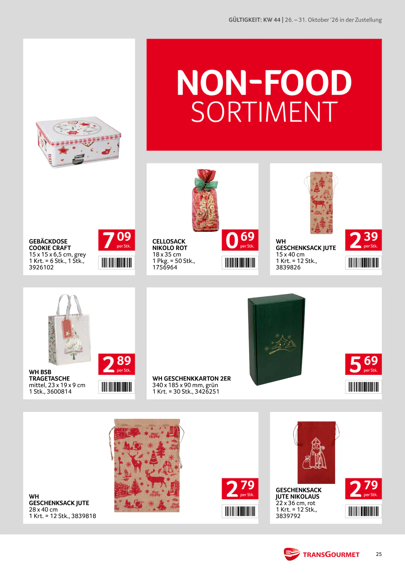 Transgourmet Flugblatt (ab 25.10.2026) - Angebote und Prospekt - Seite 25