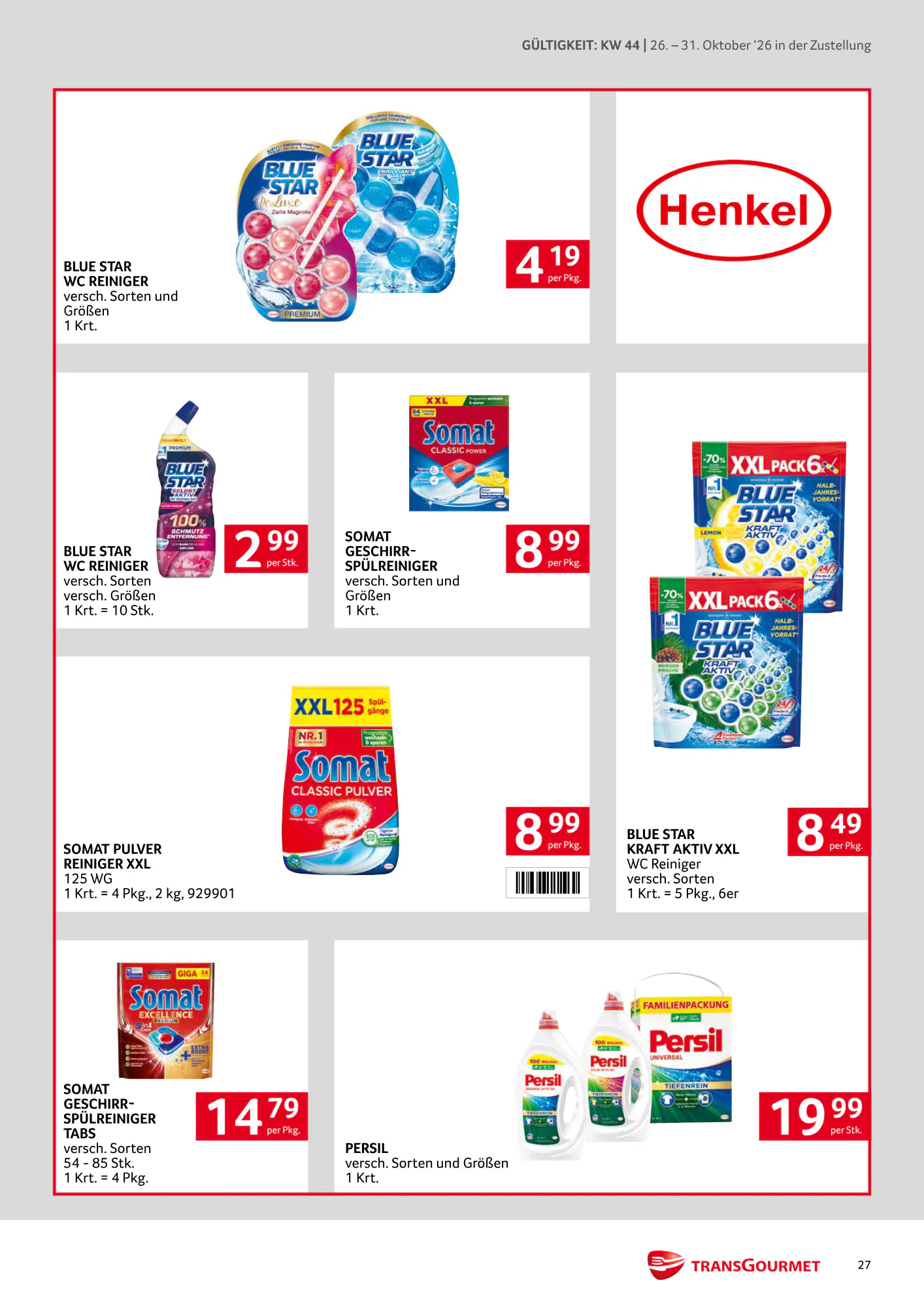 Transgourmet Flugblatt (ab 25.10.2026) - Angebote und Prospekt - Seite 27