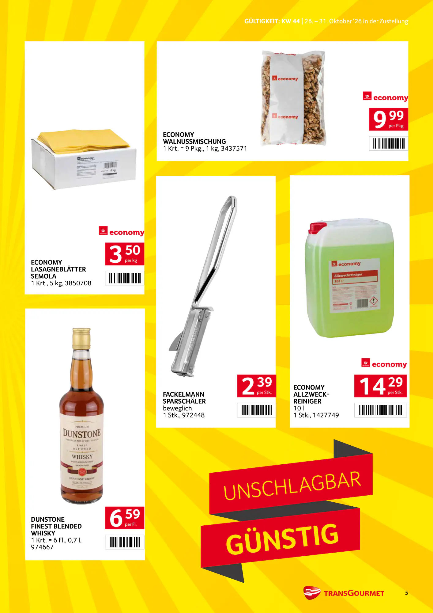 Transgourmet Flugblatt (ab 25.10.2026) - Angebote und Prospekt - Seite 5