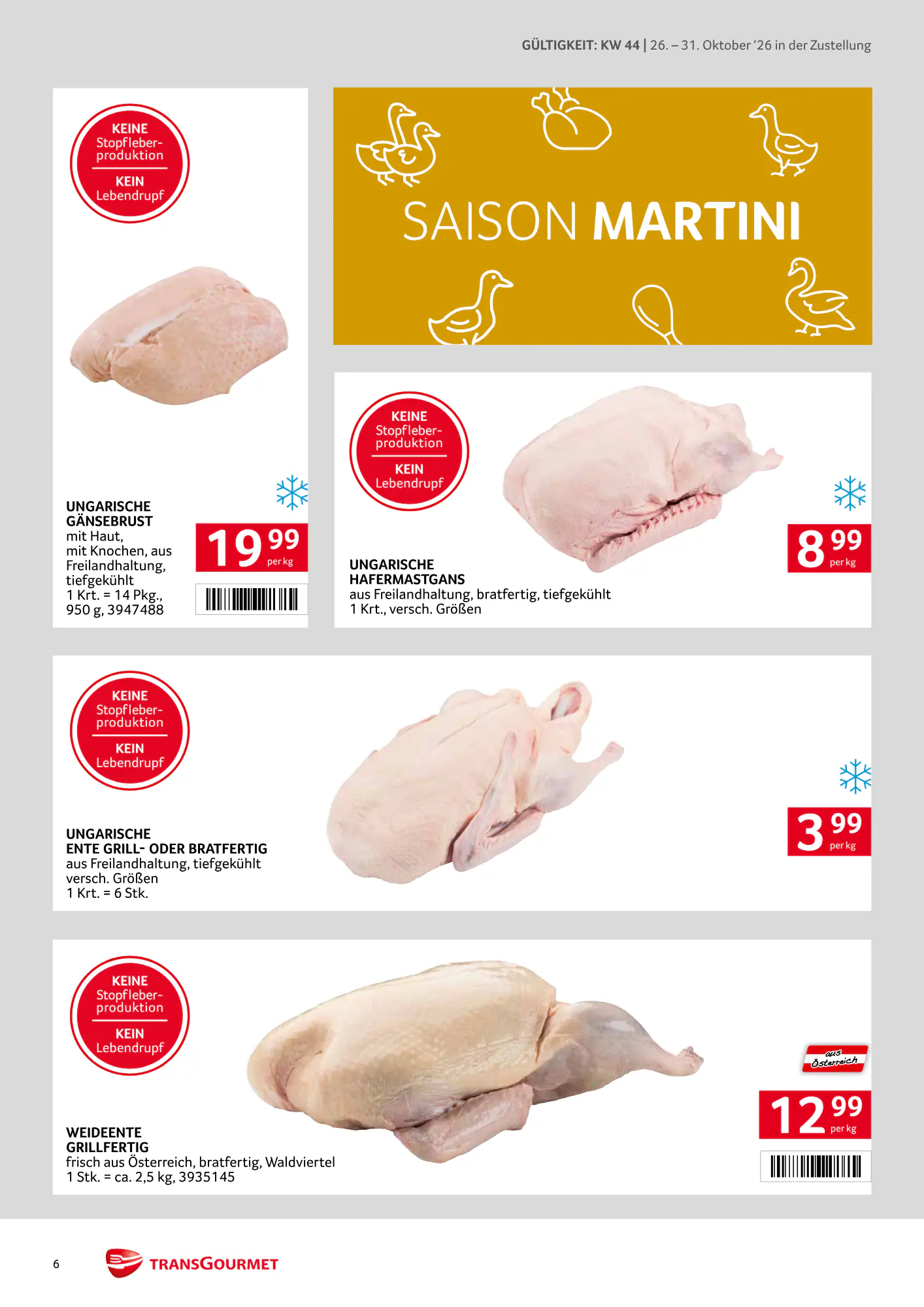 Transgourmet Flugblatt (ab 25.10.2026) - Angebote und Prospekt - Seite 6