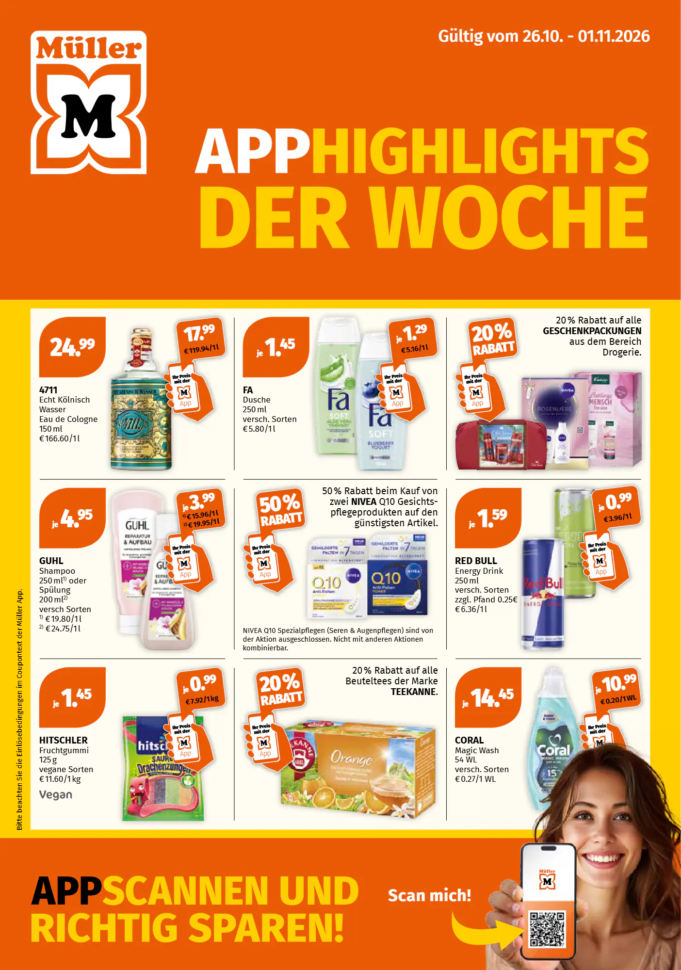 Müller Flugblatt (ab 26.10.2026) - Angebote und Prospekt - Seite 1