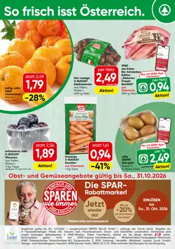 Spar Flugblatt (ab 26.10.2026) - Angebote und Prospekt