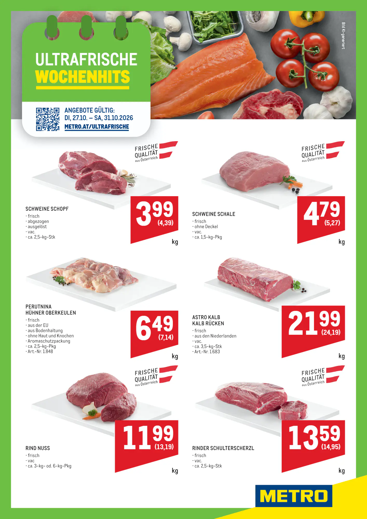 Metro Flugblatt (ab 27.10.2026) - Angebote und Prospekt - Seite 1