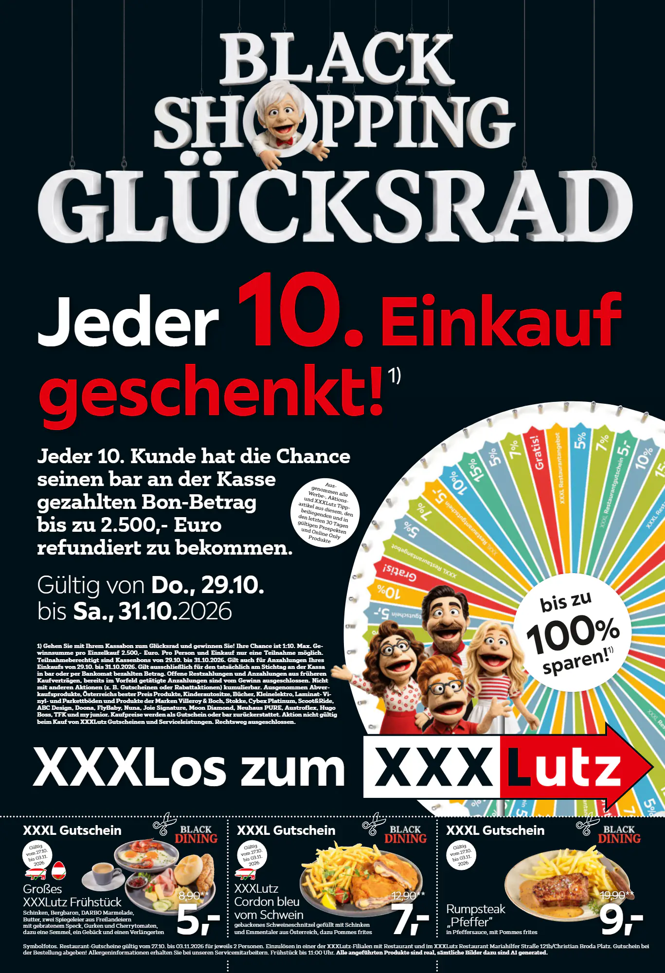 XXXLutz Flugblatt (ab 27.10.2026) - Angebote und Prospekt - Seite 1