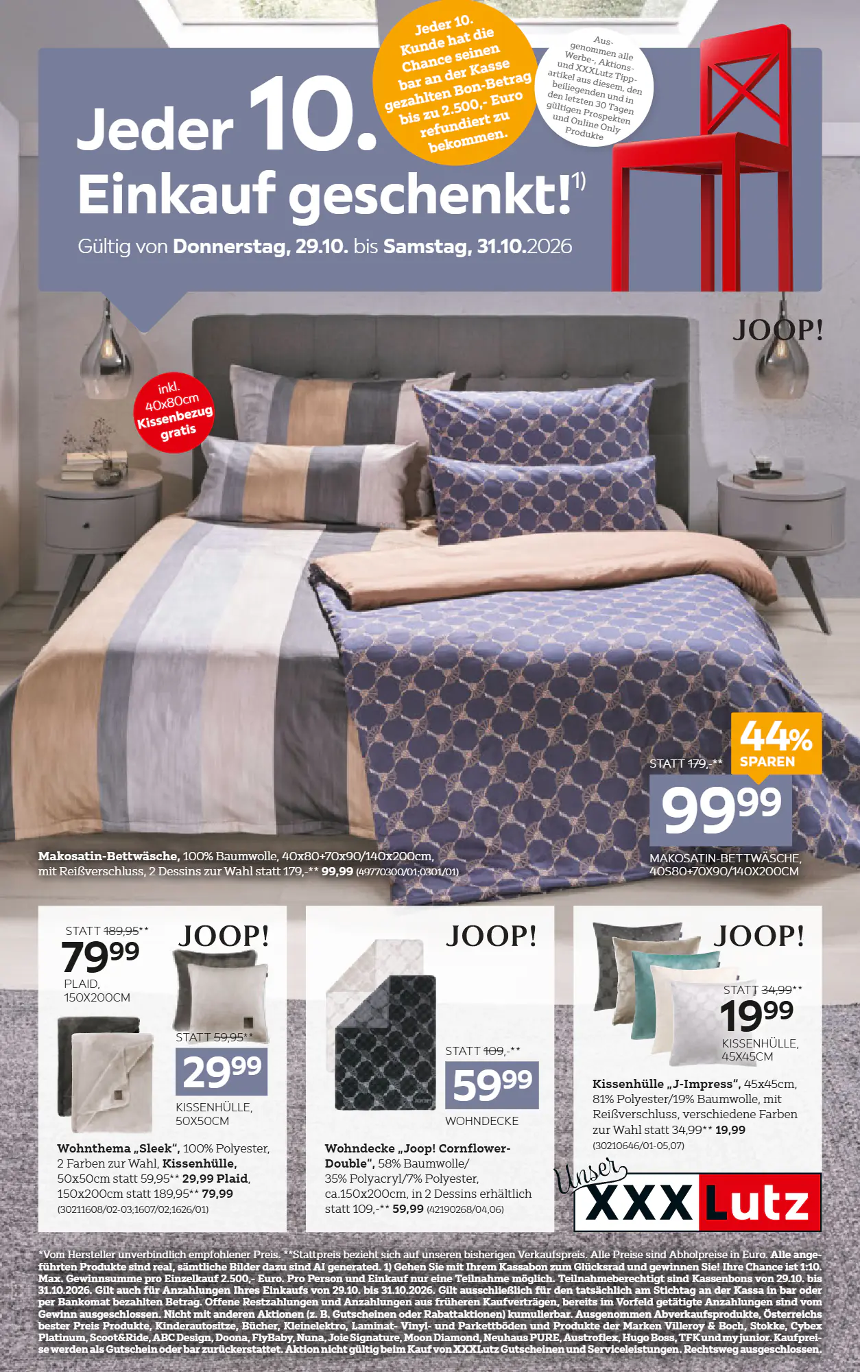 XXXLutz Flugblatt (ab 27.10.2026) - Angebote und Prospekt - Seite 1