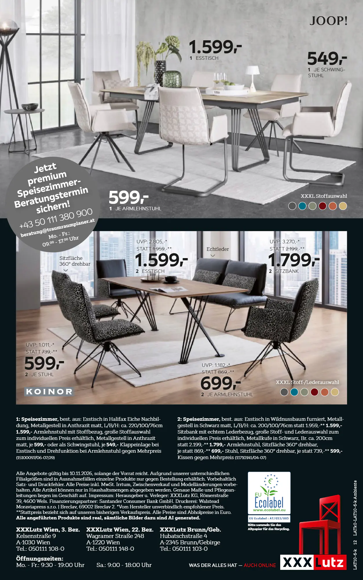 XXXLutz Flugblatt (ab 27.10.2026) - Angebote und Prospekt - Seite 12