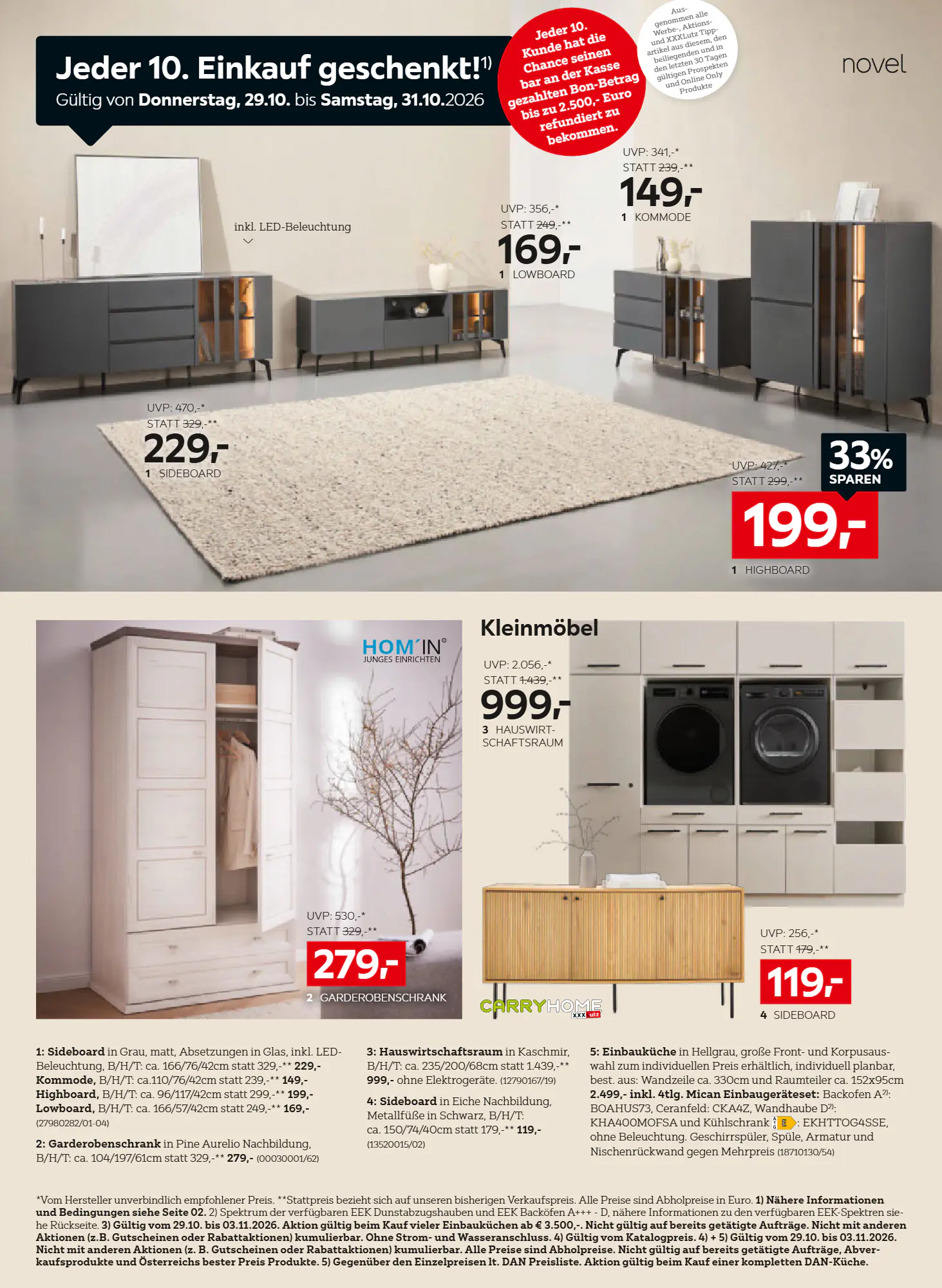 XXXLutz Flugblatt (ab 27.10.2026) - Angebote und Prospekt - Seite 10