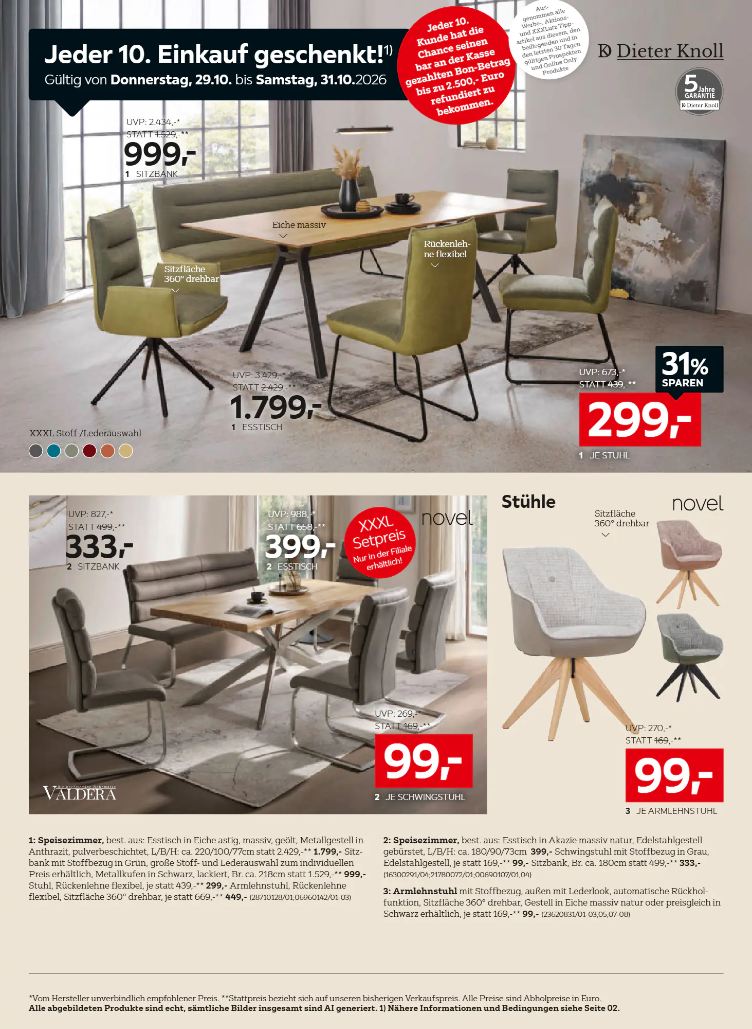 XXXLutz Flugblatt (ab 27.10.2026) - Angebote und Prospekt - Seite 8