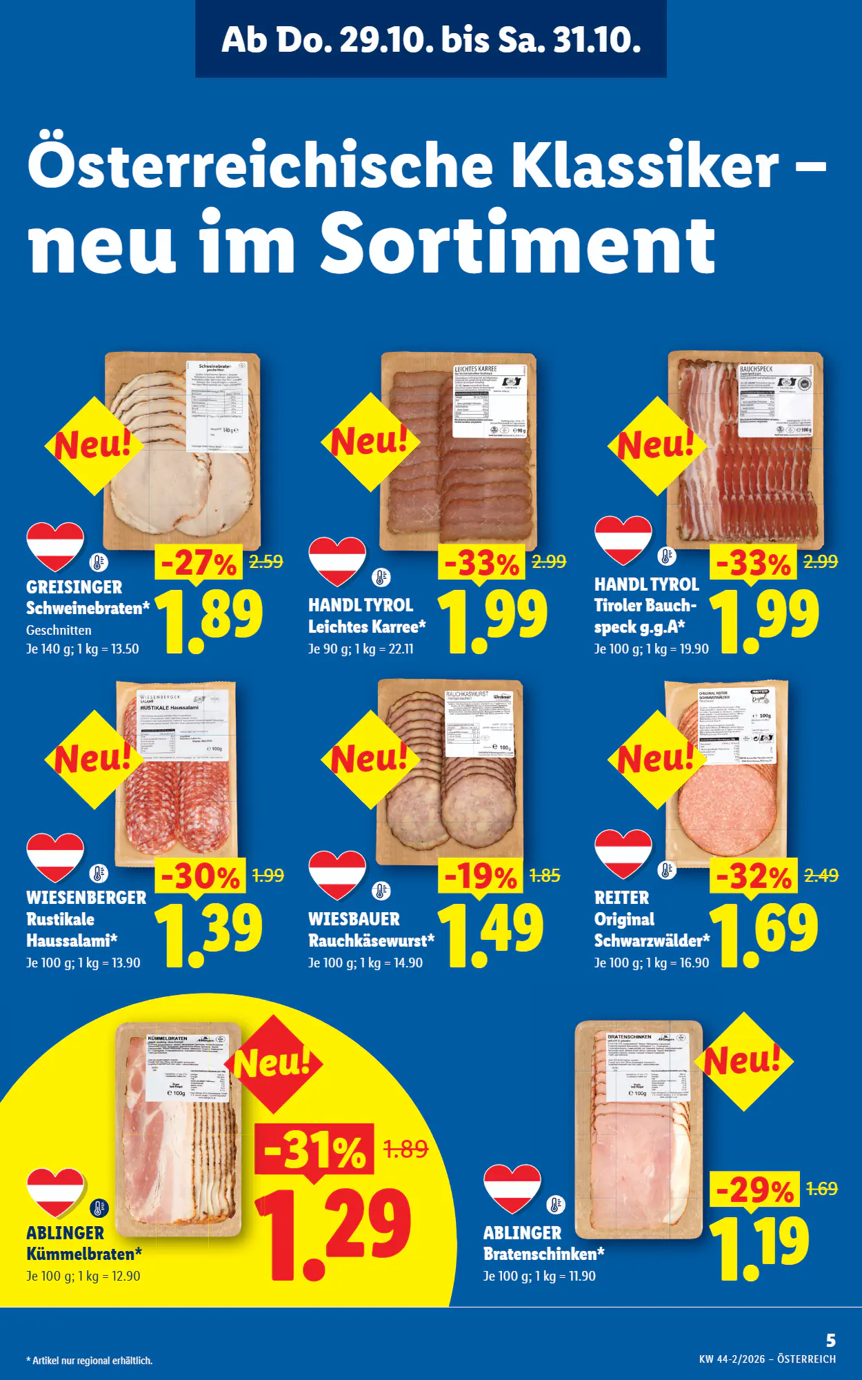 Lidl Flugblatt (ab 29.10.2026) - Angebote und Prospekt - Seite 7