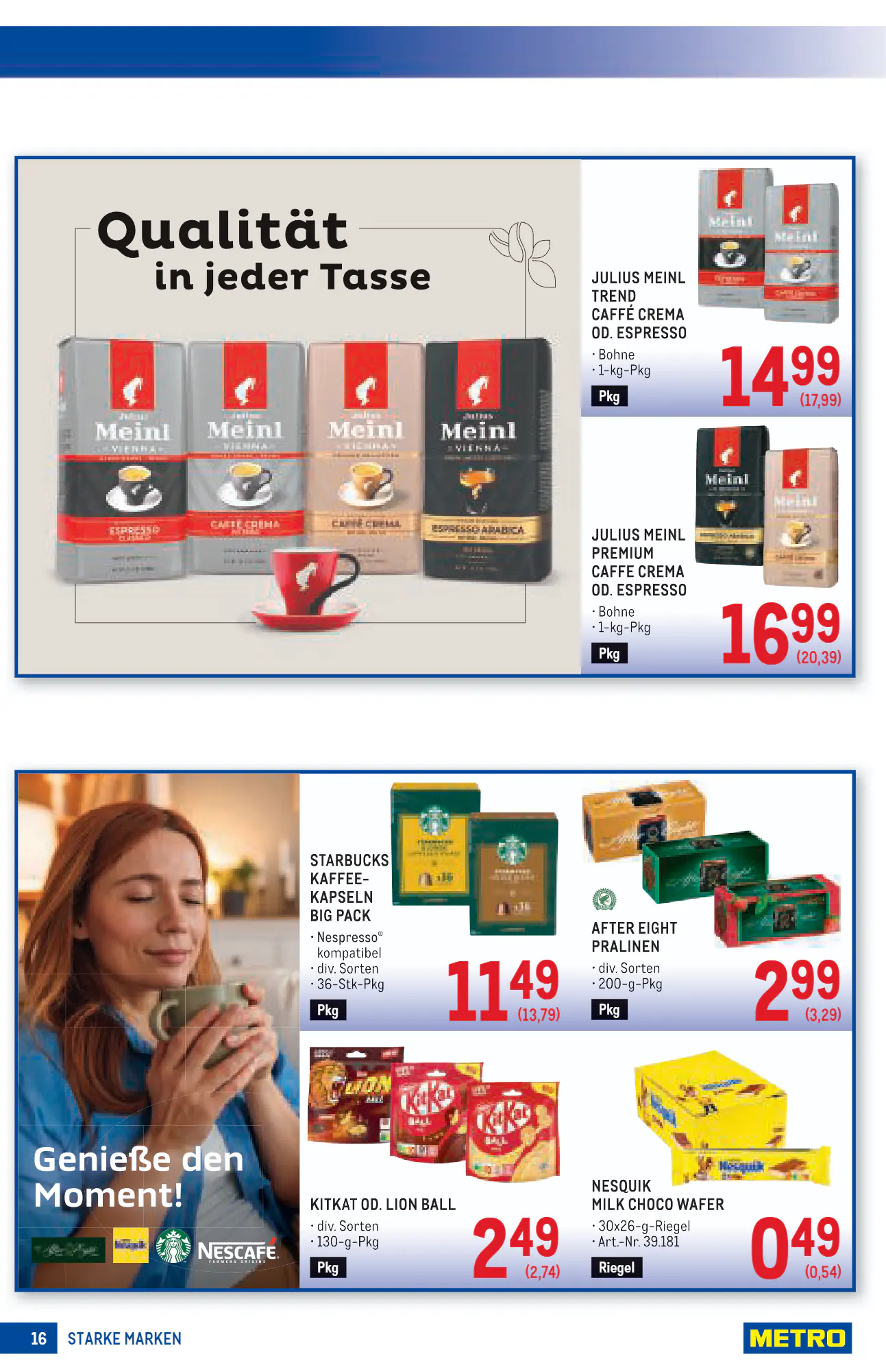 Metro Flugblatt (ab 29.10.2026) - Angebote und Prospekt - Seite 16