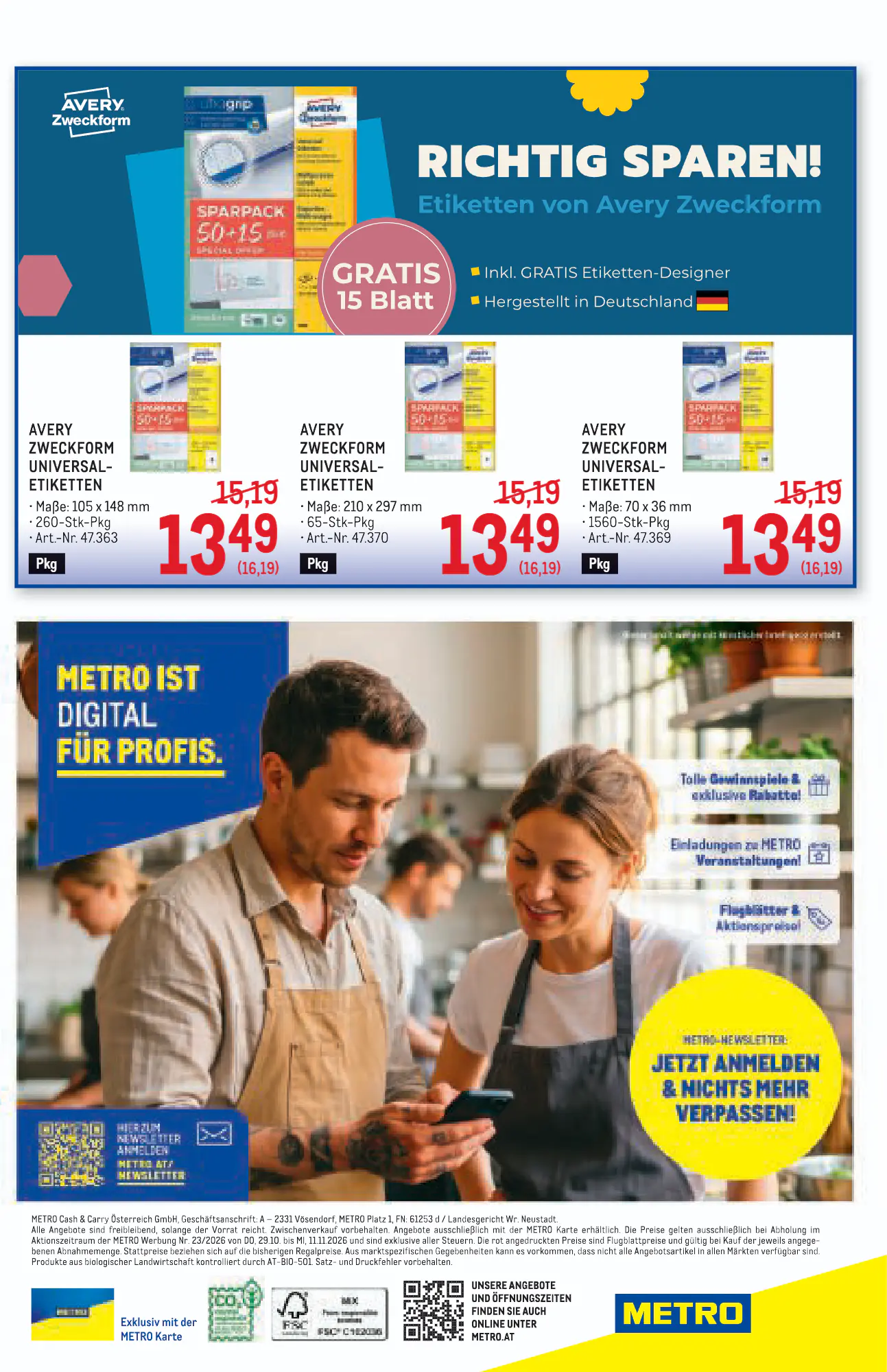 Metro Flugblatt (ab 29.10.2026) - Angebote und Prospekt - Seite 28