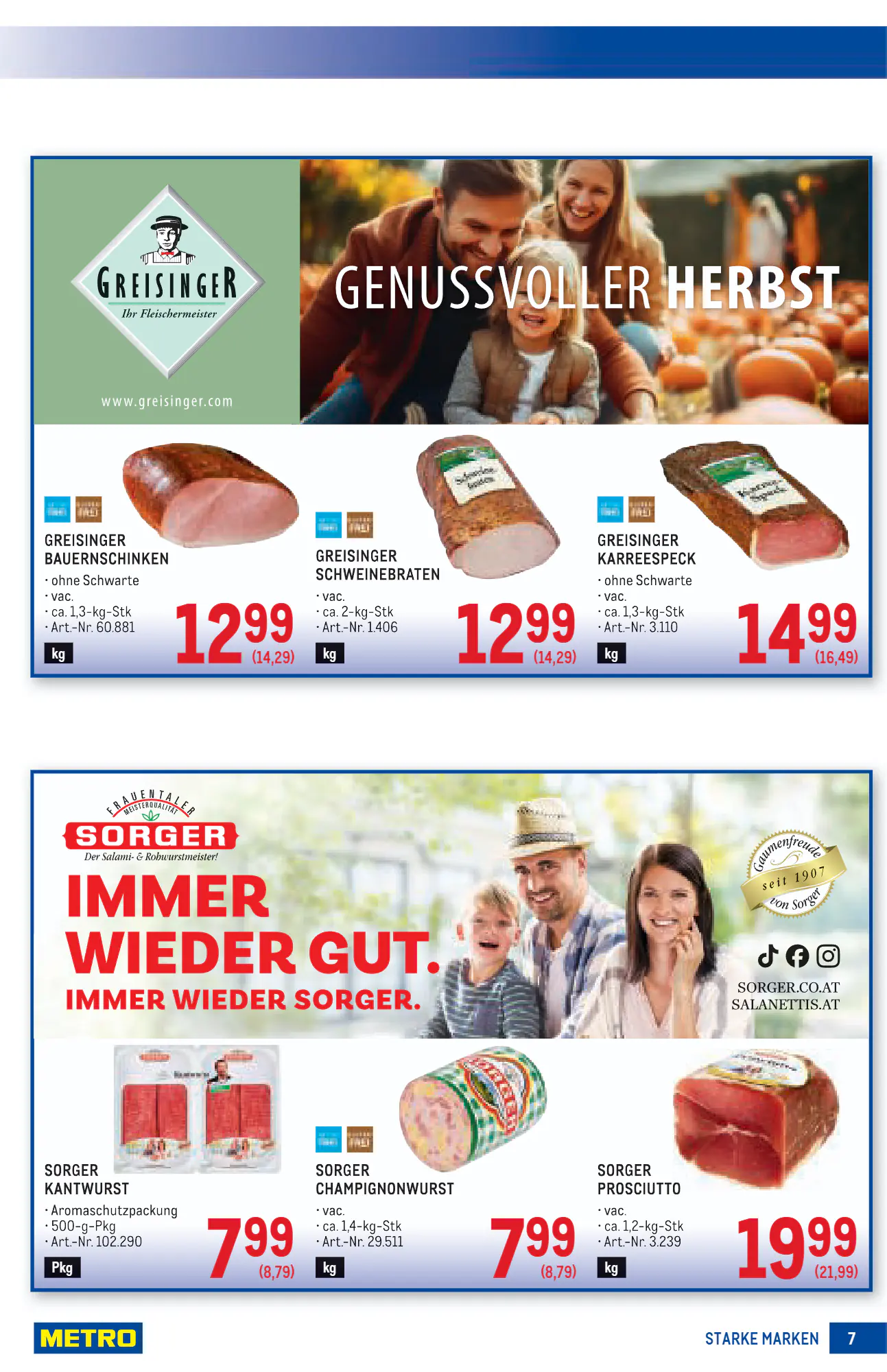 Metro Flugblatt (ab 29.10.2026) - Angebote und Prospekt - Seite 7