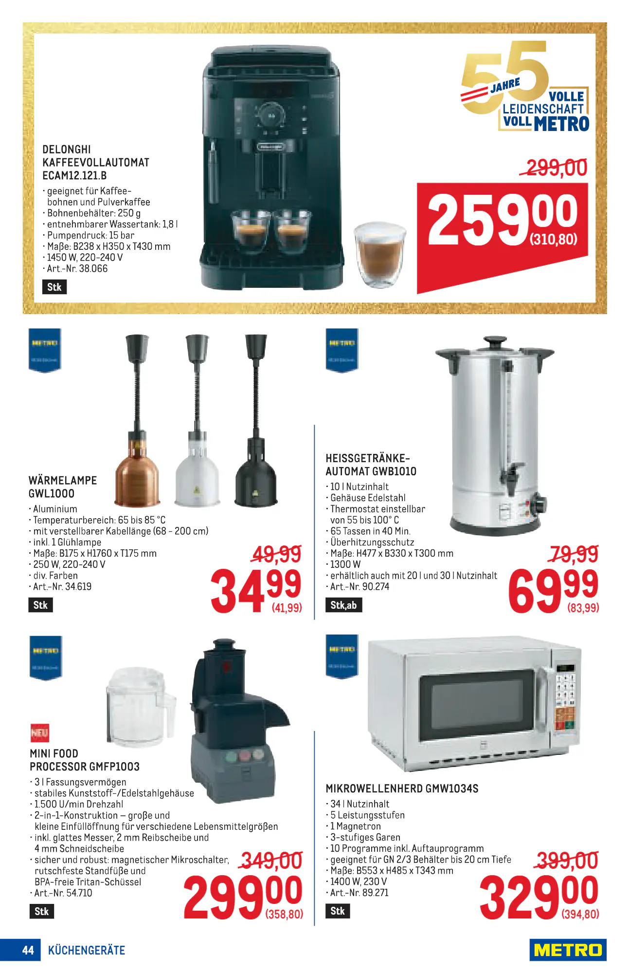 Metro Flugblatt (ab 29.10.2026) - Angebote und Prospekt - Seite 44