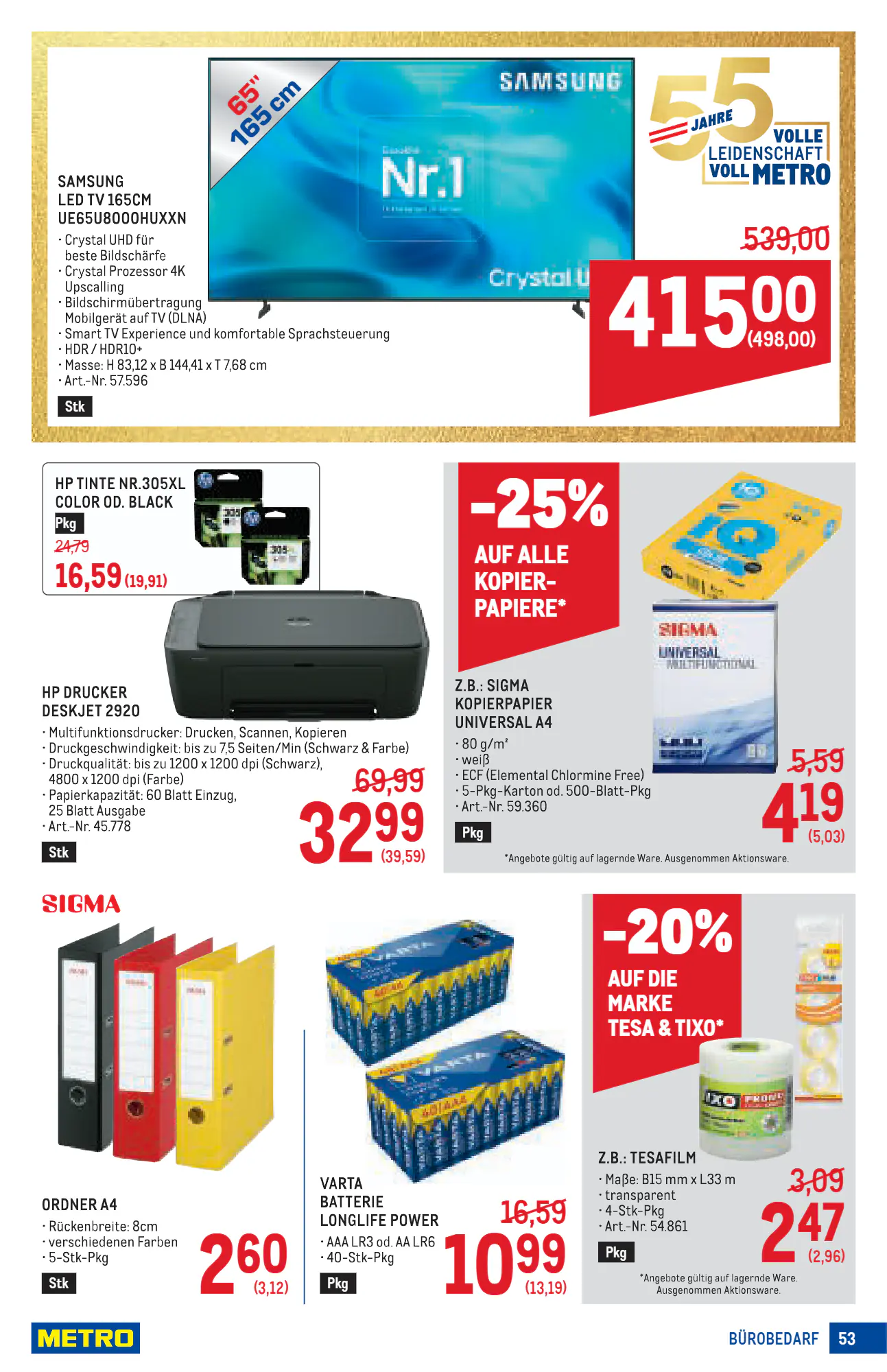 Metro Flugblatt (ab 29.10.2026) - Angebote und Prospekt - Seite 53
