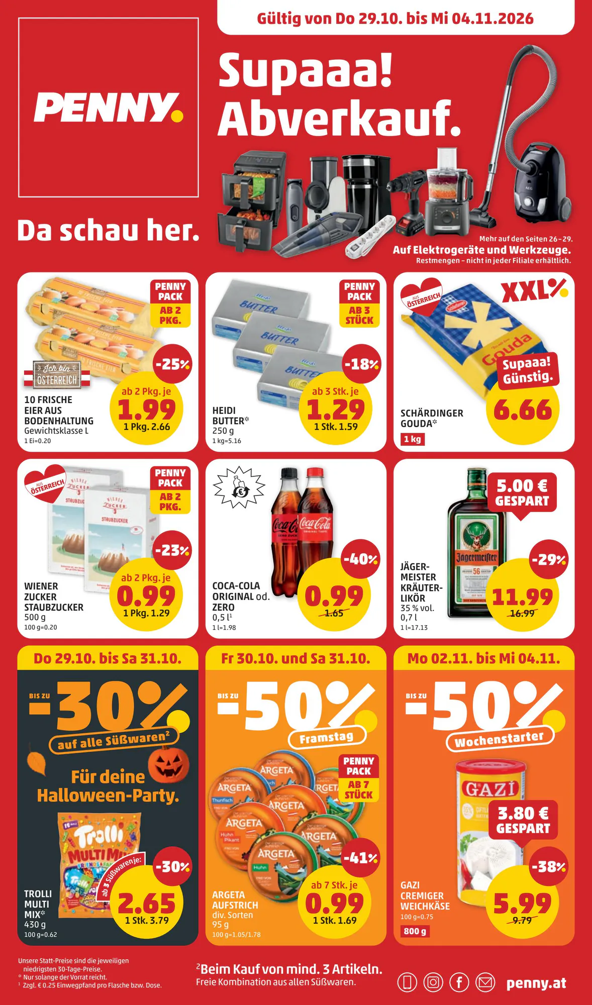 PENNY Flugblatt (ab 29.10.2026) - Angebote und Prospekt - Seite 1
