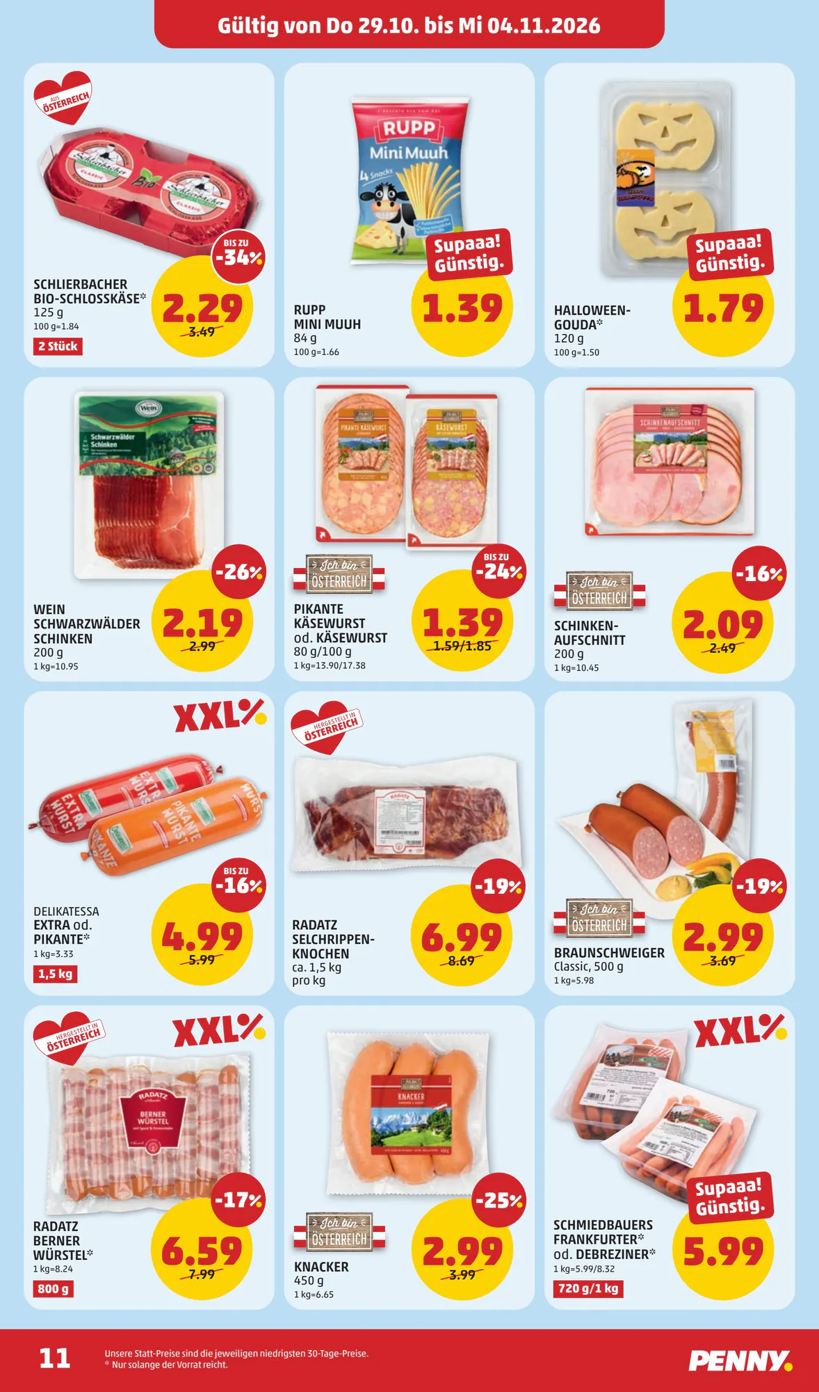 PENNY Flugblatt (ab 29.10.2026) - Angebote und Prospekt - Seite 11