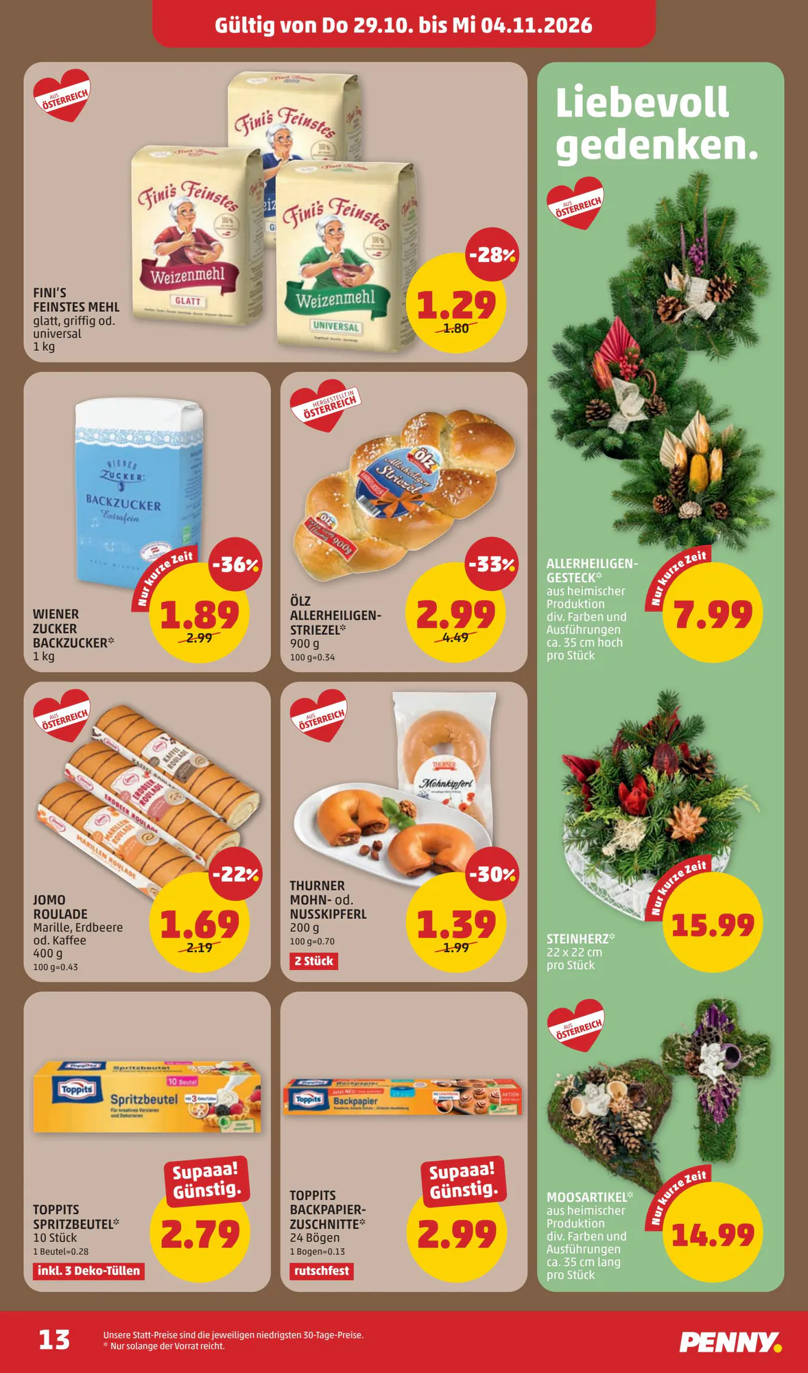 PENNY Flugblatt (ab 29.10.2026) - Angebote und Prospekt - Seite 13