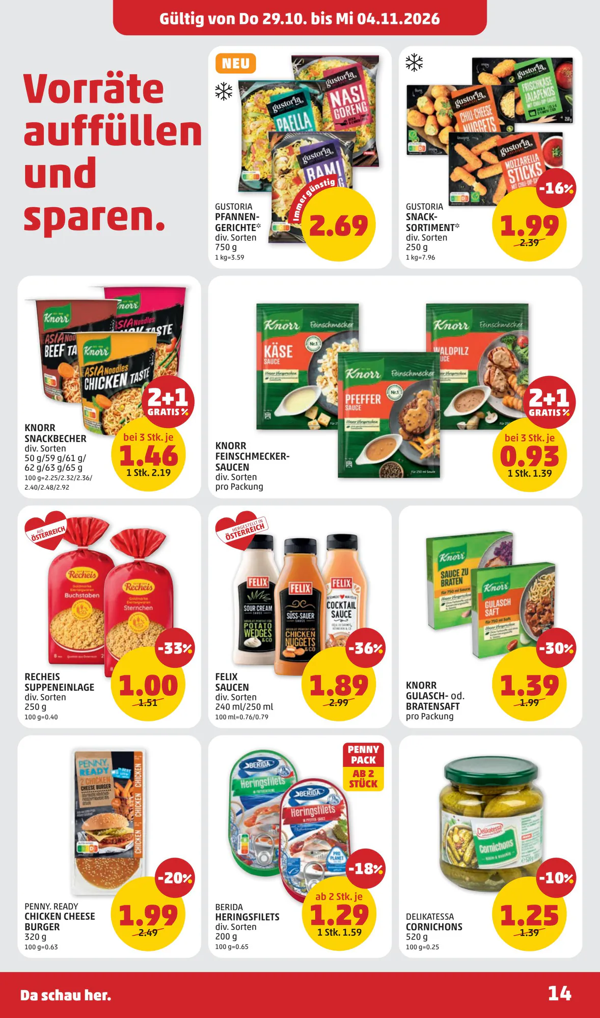 PENNY Flugblatt (ab 29.10.2026) - Angebote und Prospekt - Seite 14
