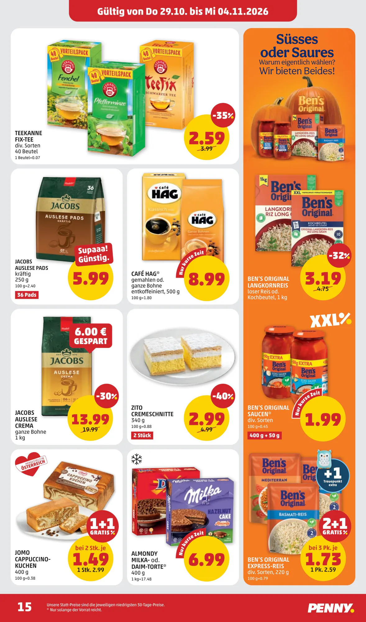 PENNY Flugblatt (ab 29.10.2026) - Angebote und Prospekt - Seite 15