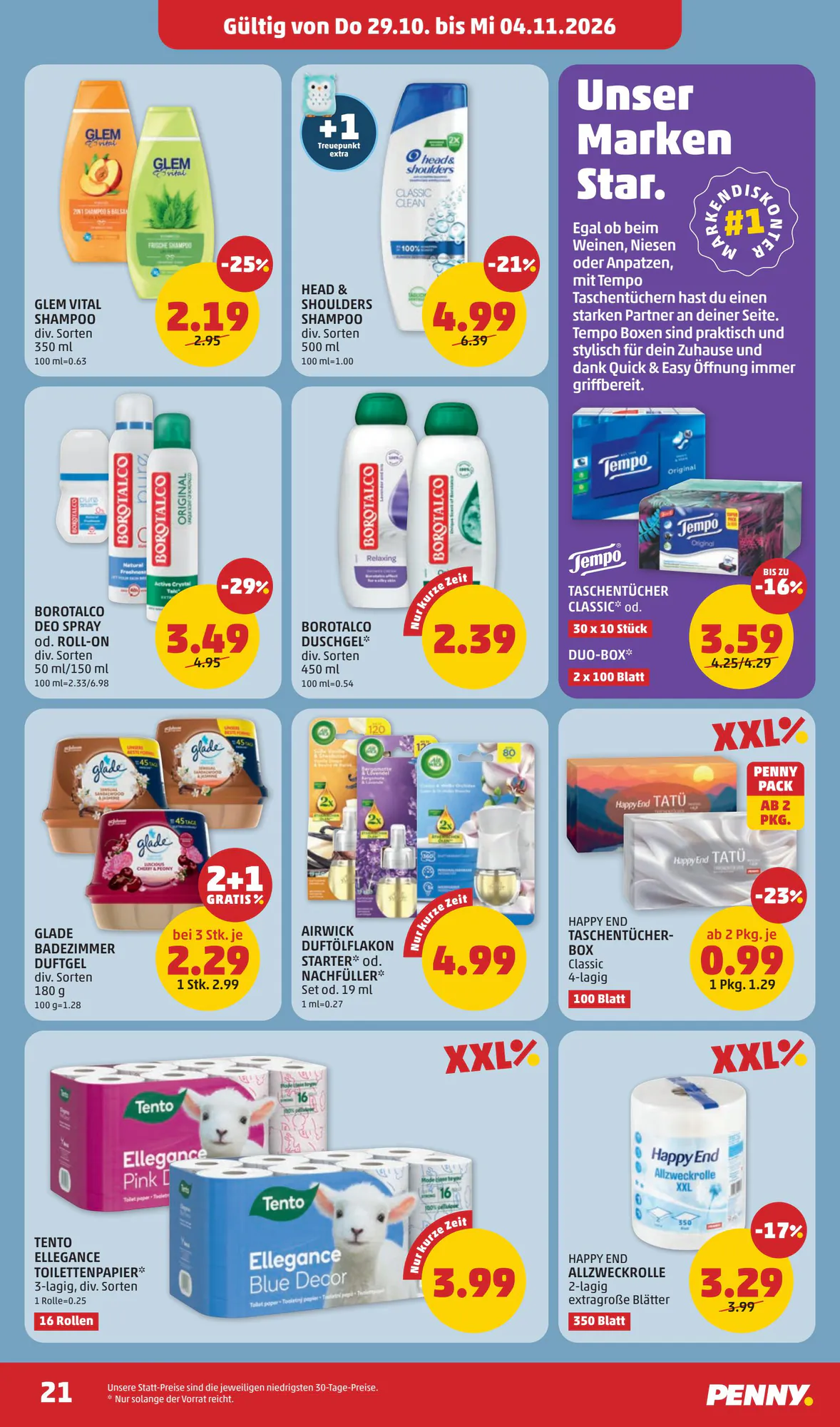 PENNY Flugblatt (ab 29.10.2026) - Angebote und Prospekt - Seite 21