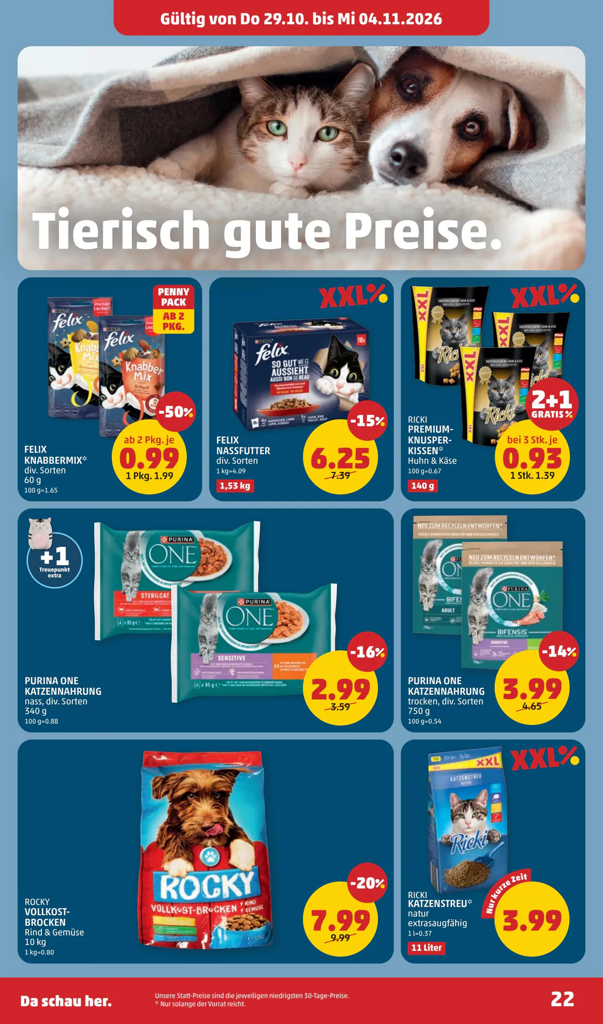PENNY Flugblatt (ab 29.10.2026) - Angebote und Prospekt - Seite 22