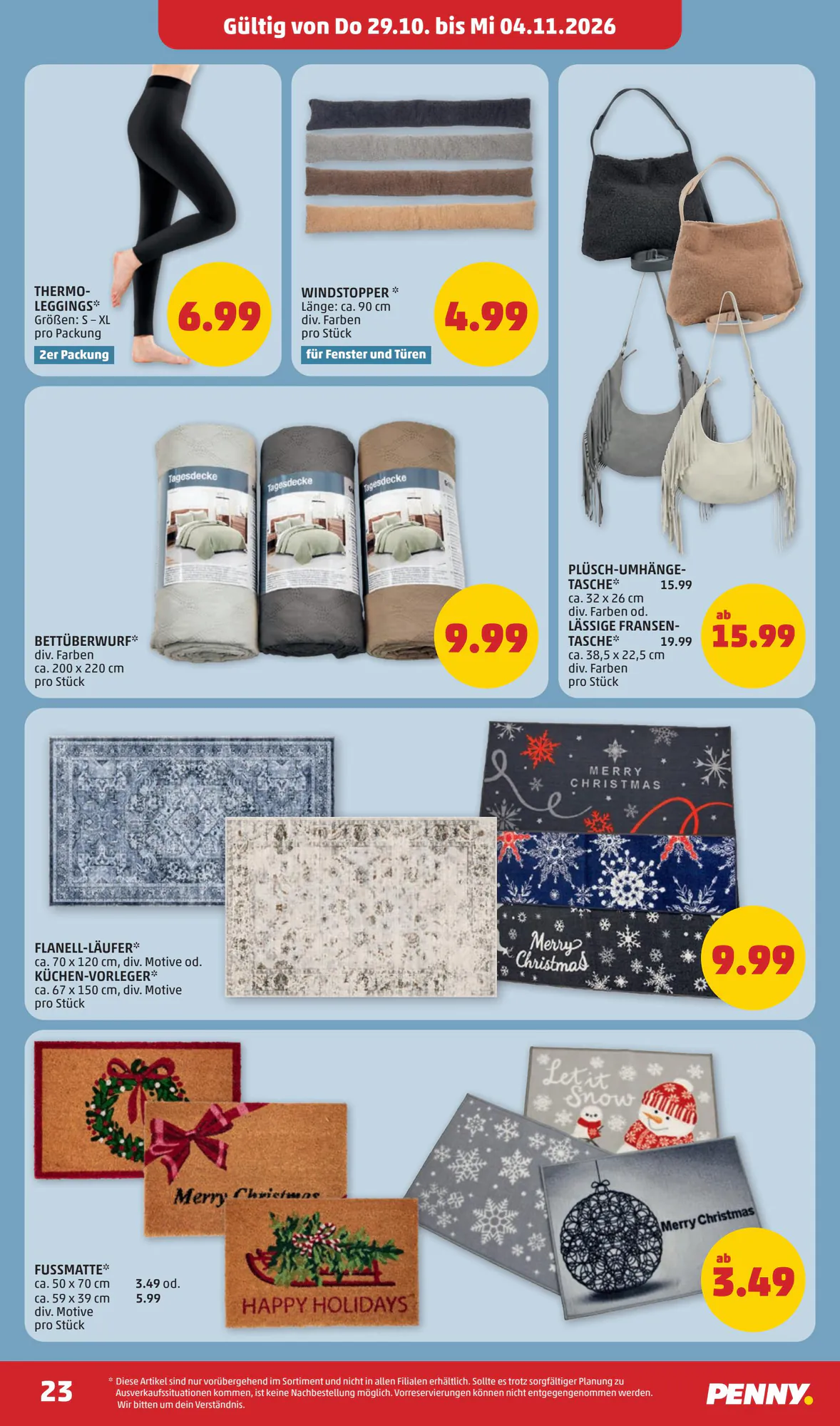 PENNY Flugblatt (ab 29.10.2026) - Angebote und Prospekt - Seite 23