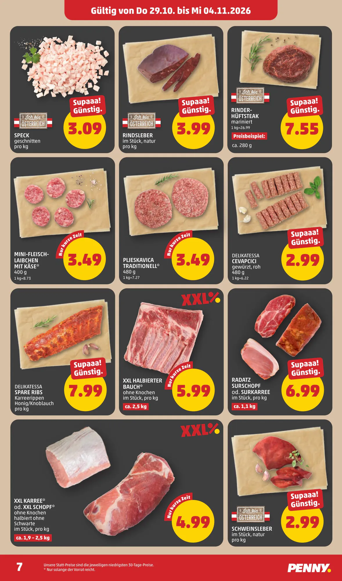 PENNY Flugblatt (ab 29.10.2026) - Angebote und Prospekt - Seite 7