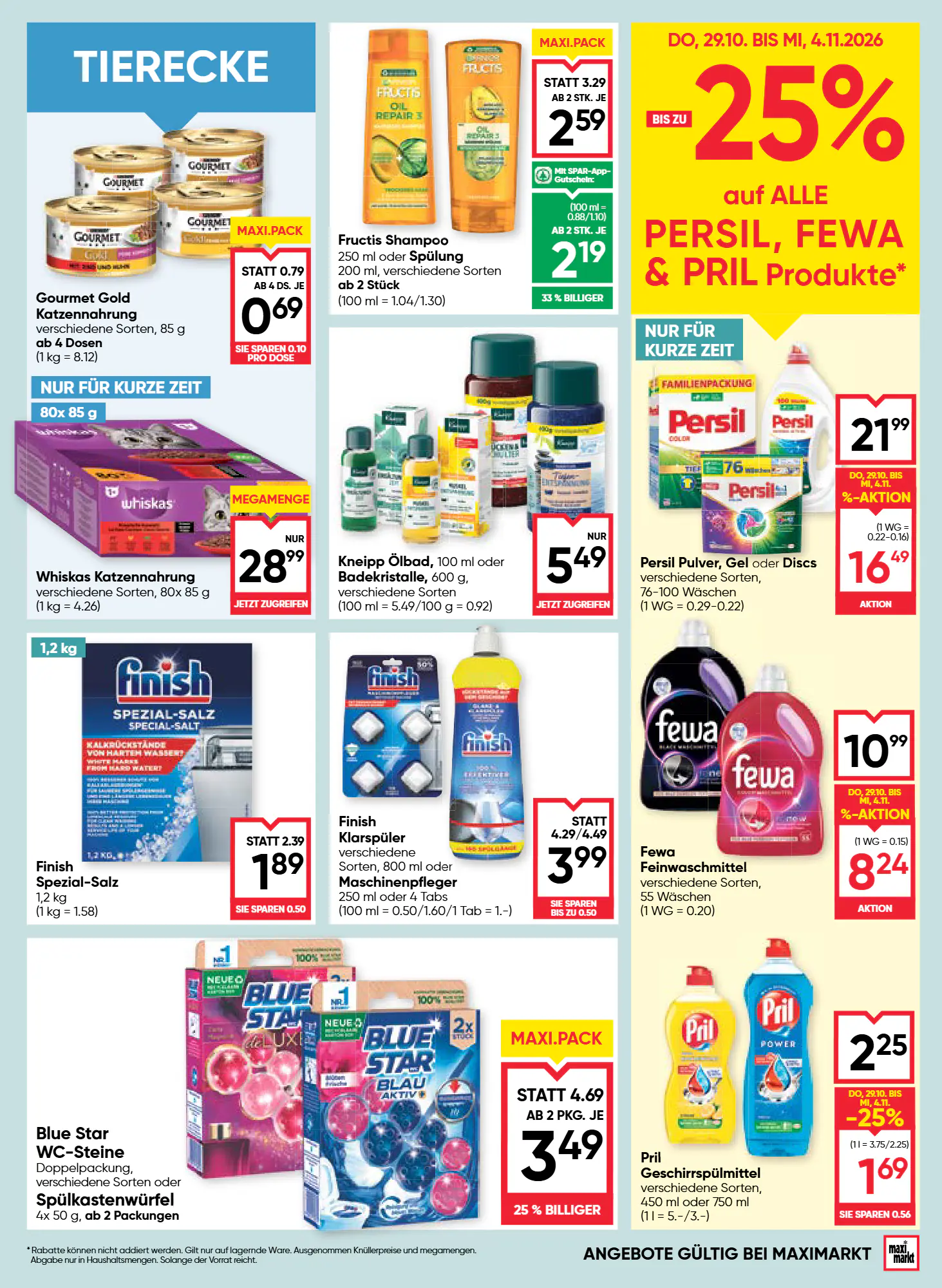 Maximarkt Flugblatt (ab 29.10.2026) - Angebote und Prospekt - Seite 15