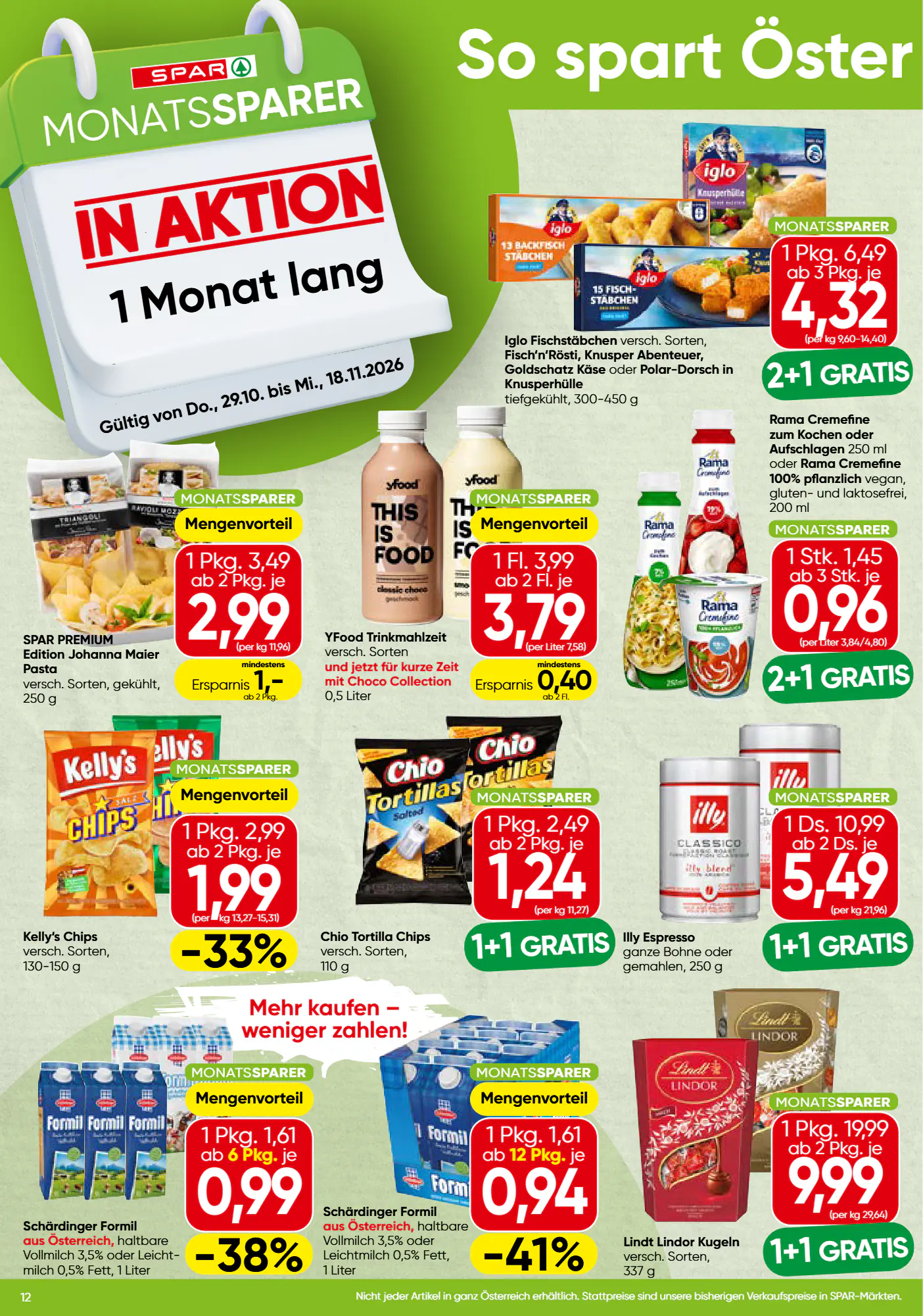 Spar Flugblatt (ab 29.10.2026) - Angebote und Prospekt - Seite 2