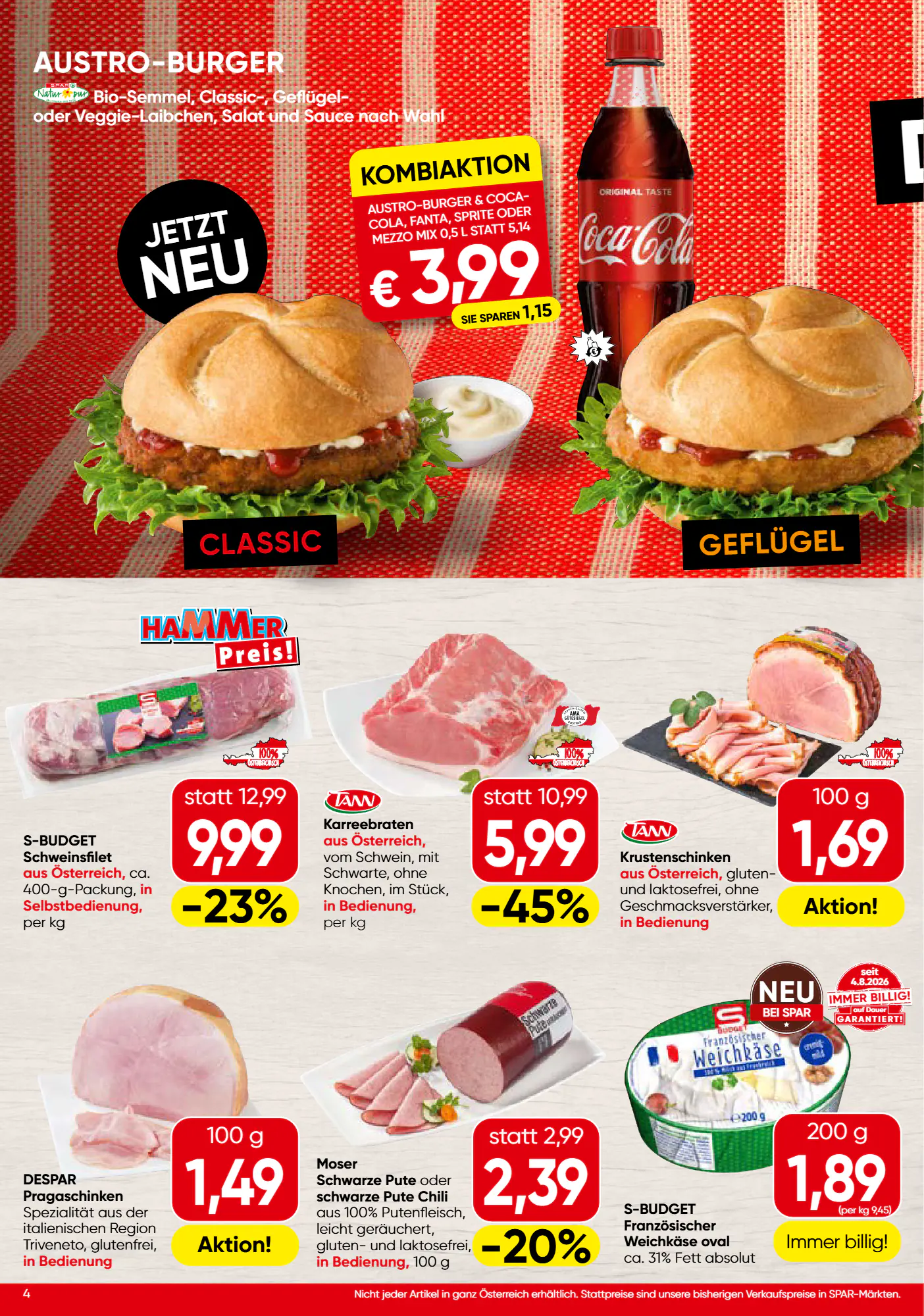 Spar Flugblatt (ab 29.10.2026) - Angebote und Prospekt - Seite 4
