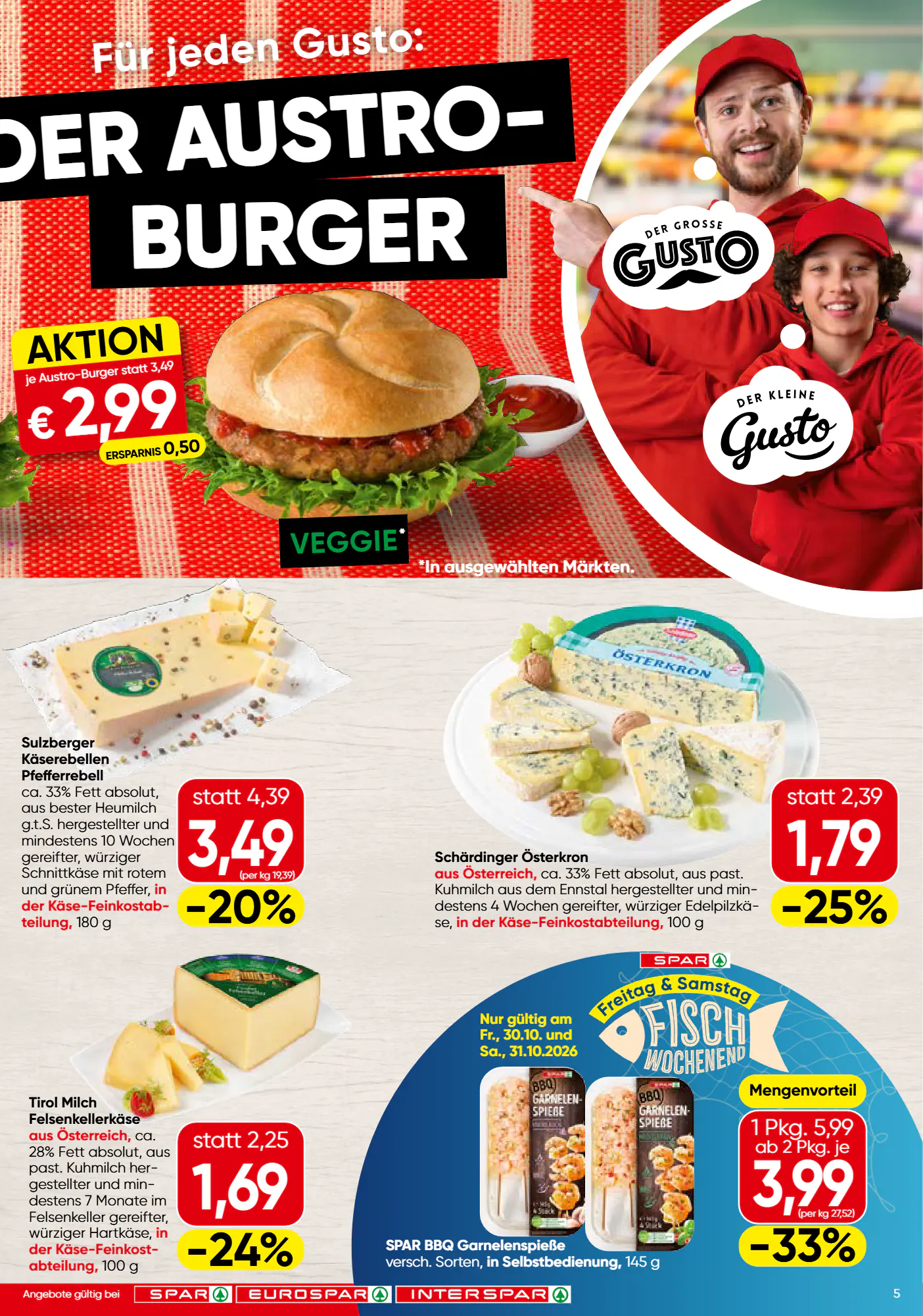 Spar Flugblatt (ab 29.10.2026) - Angebote und Prospekt - Seite 5