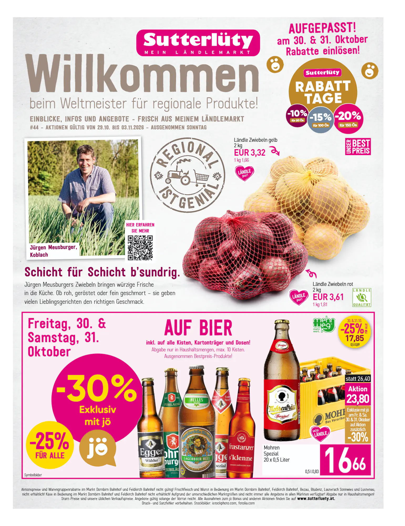 Sutterlüty Flugblatt (ab 29.10.2026) - Angebote und Prospekt - Seite 1