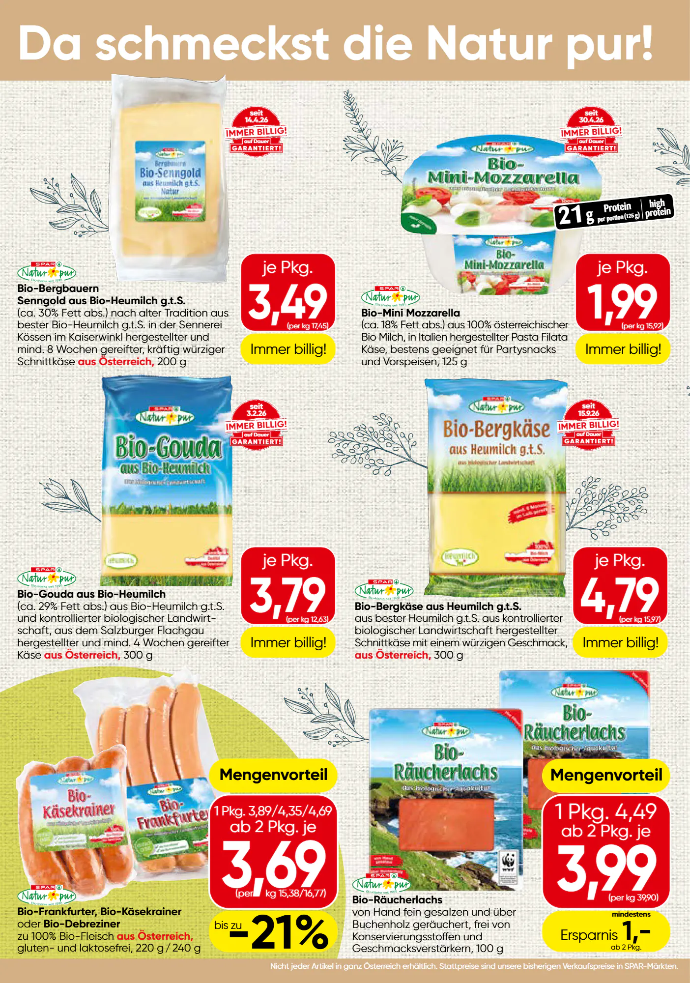 Spar Flugblatt (ab 29.10.2026) - Angebote und Prospekt - Seite 2