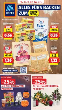 Hofer Flugblatt (ab 30.10.2026) - Angebote und Prospekt