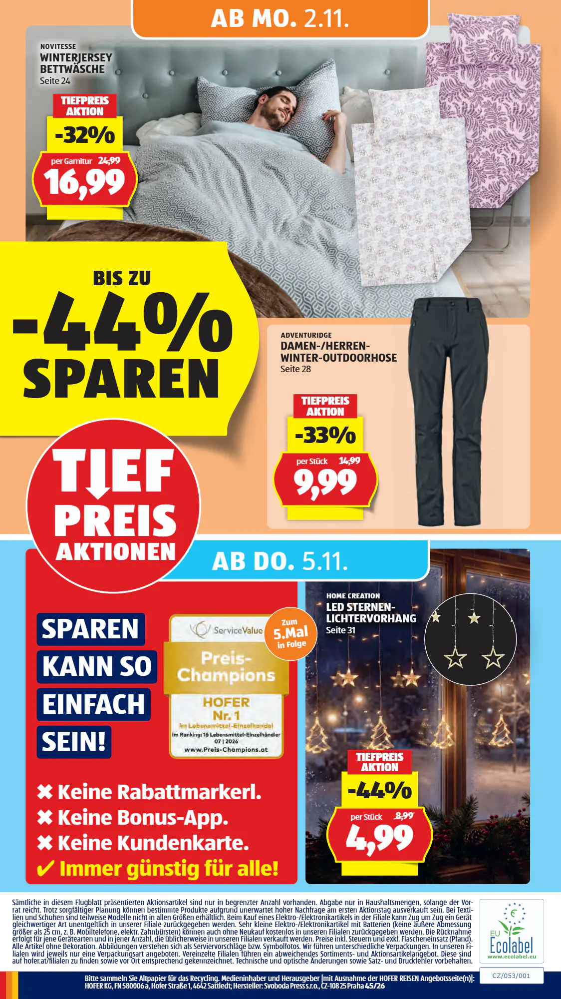 Hofer Flugblatt (ab 30.10.2026) - Angebote und Prospekt - Seite 50