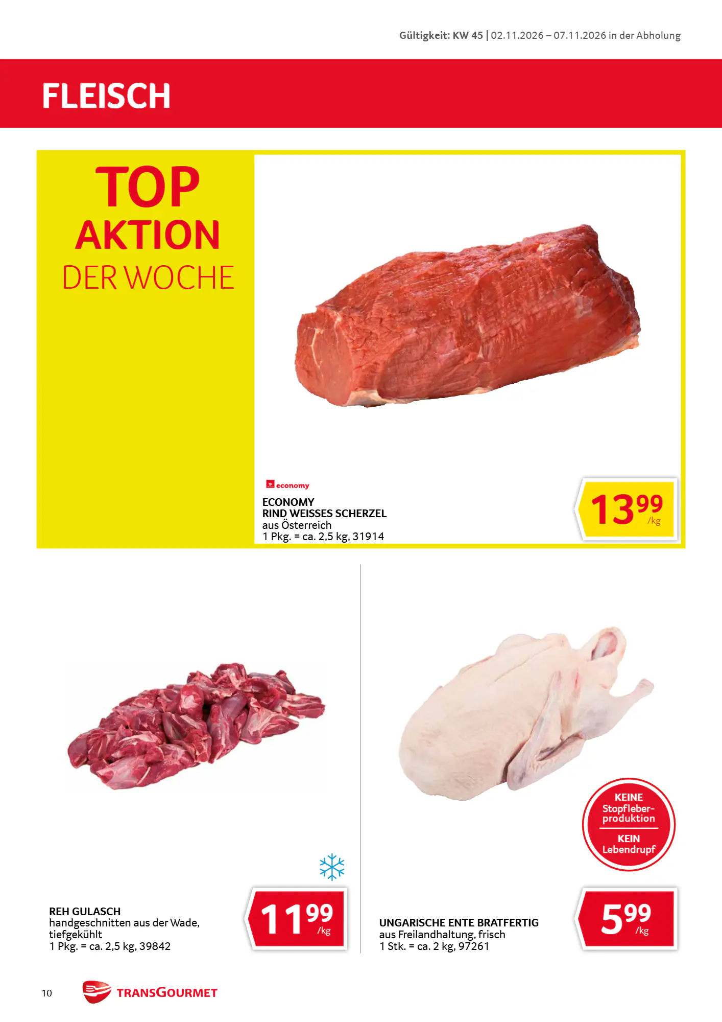 Transgourmet Flugblatt (ab 01.11.2026) - Angebote und Prospekt - Seite 10