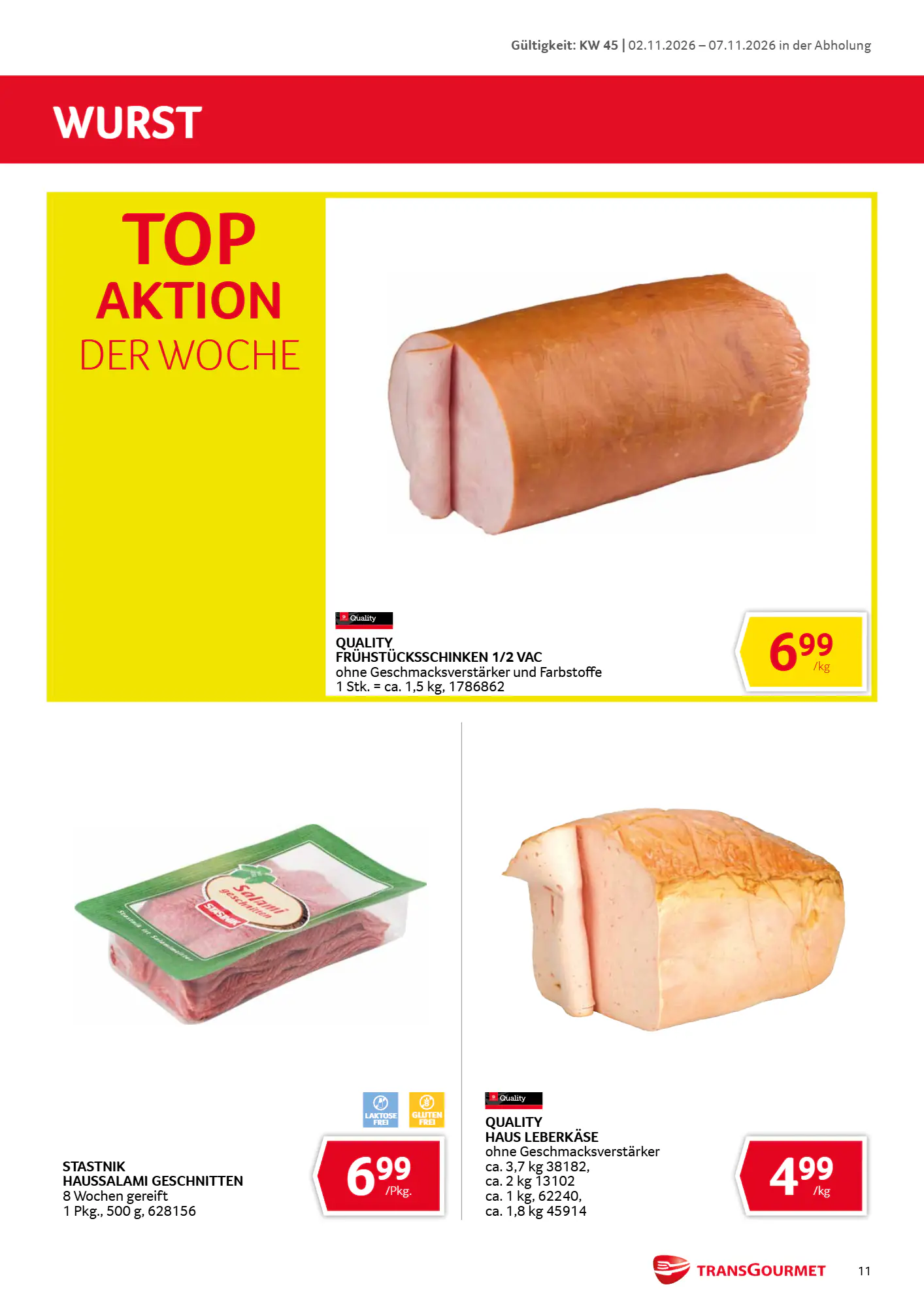 Transgourmet Flugblatt (ab 01.11.2026) - Angebote und Prospekt - Seite 11