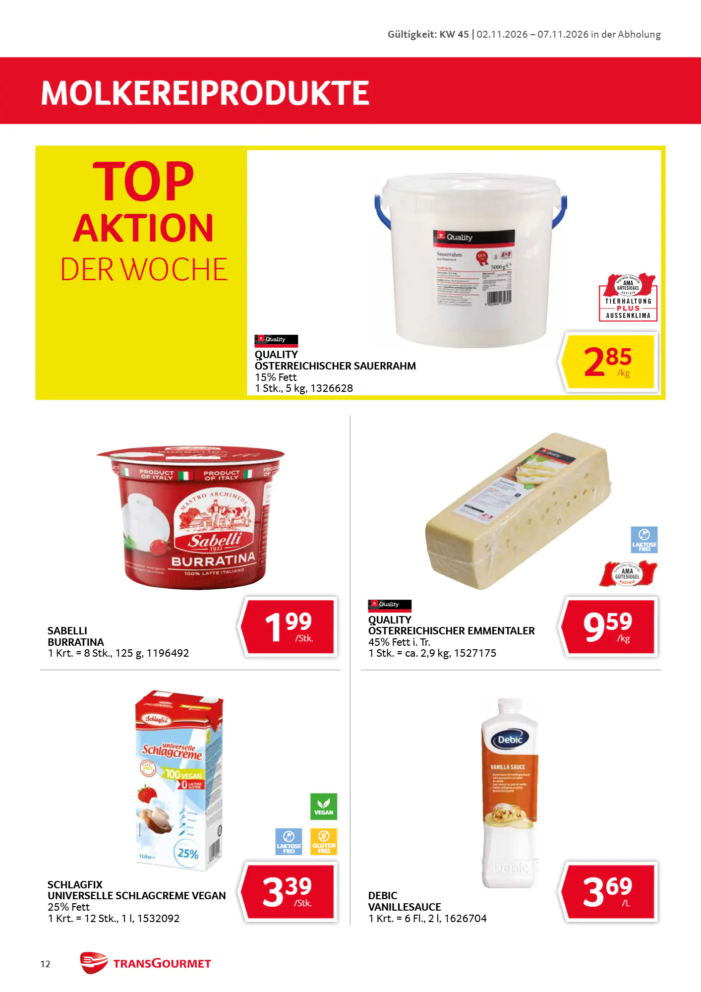 Transgourmet Flugblatt (ab 01.11.2026) - Angebote und Prospekt - Seite 12