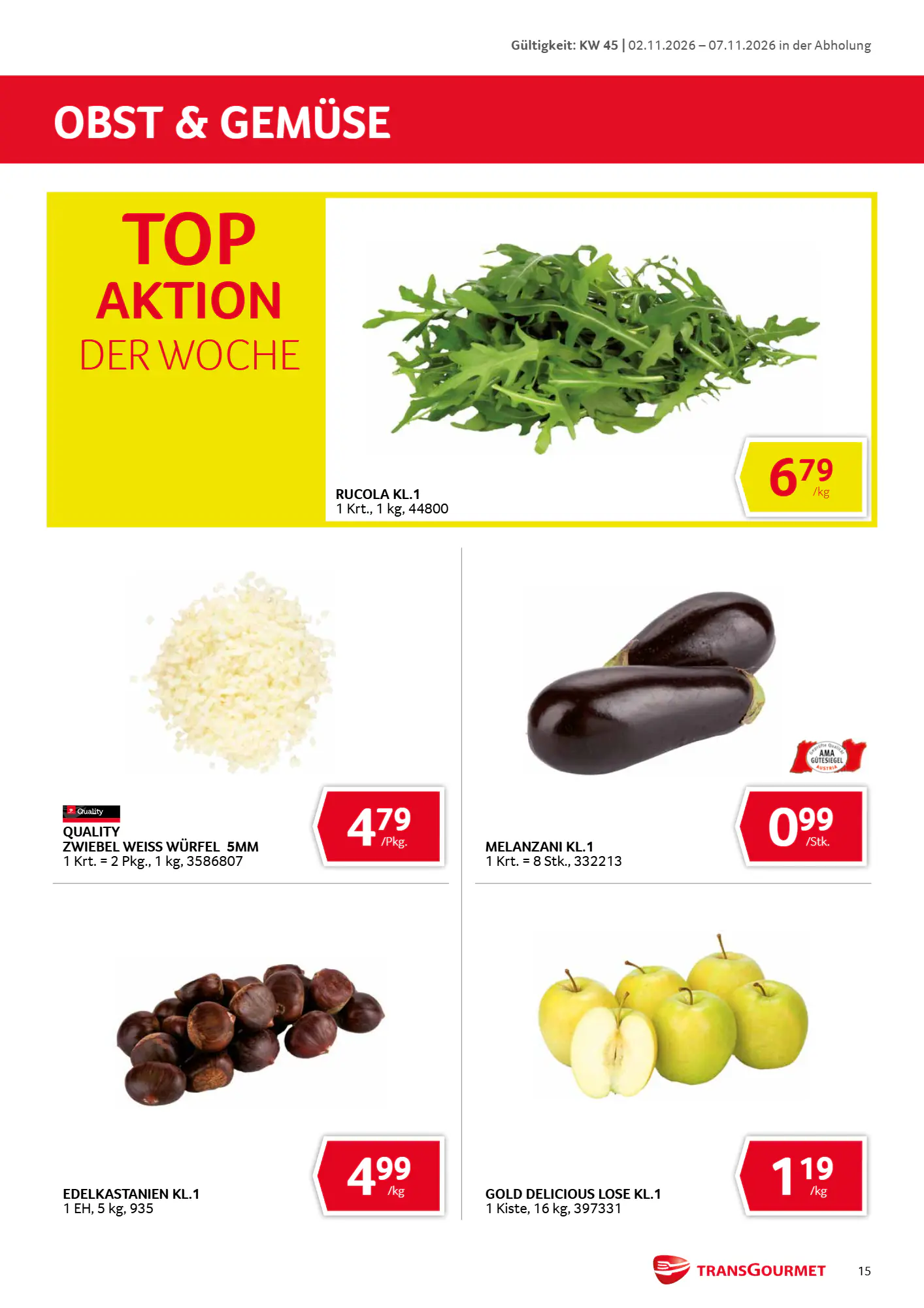 Transgourmet Flugblatt (ab 01.11.2026) - Angebote und Prospekt - Seite 15
