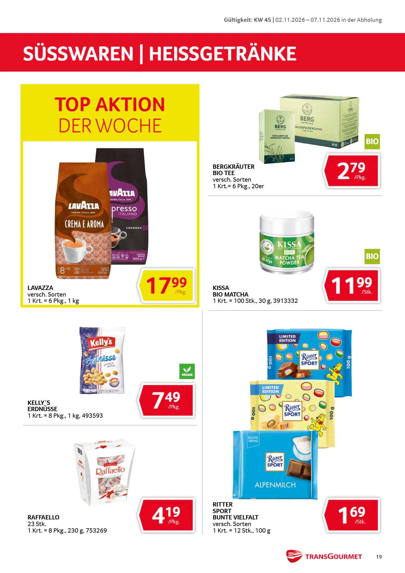 Transgourmet Flugblatt (ab 01.11.2026) - Angebote und Prospekt - Seite 19