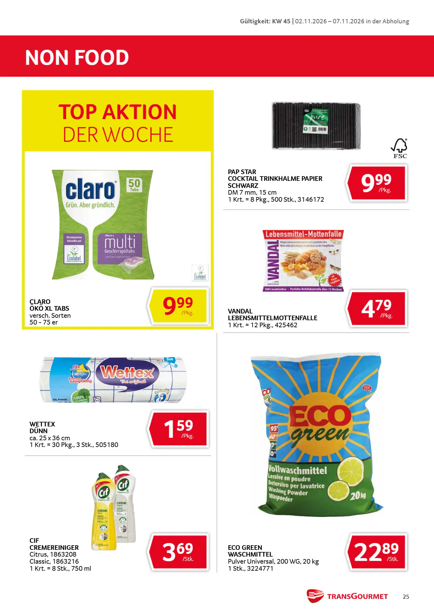 Transgourmet Flugblatt (ab 01.11.2026) - Angebote und Prospekt - Seite 25